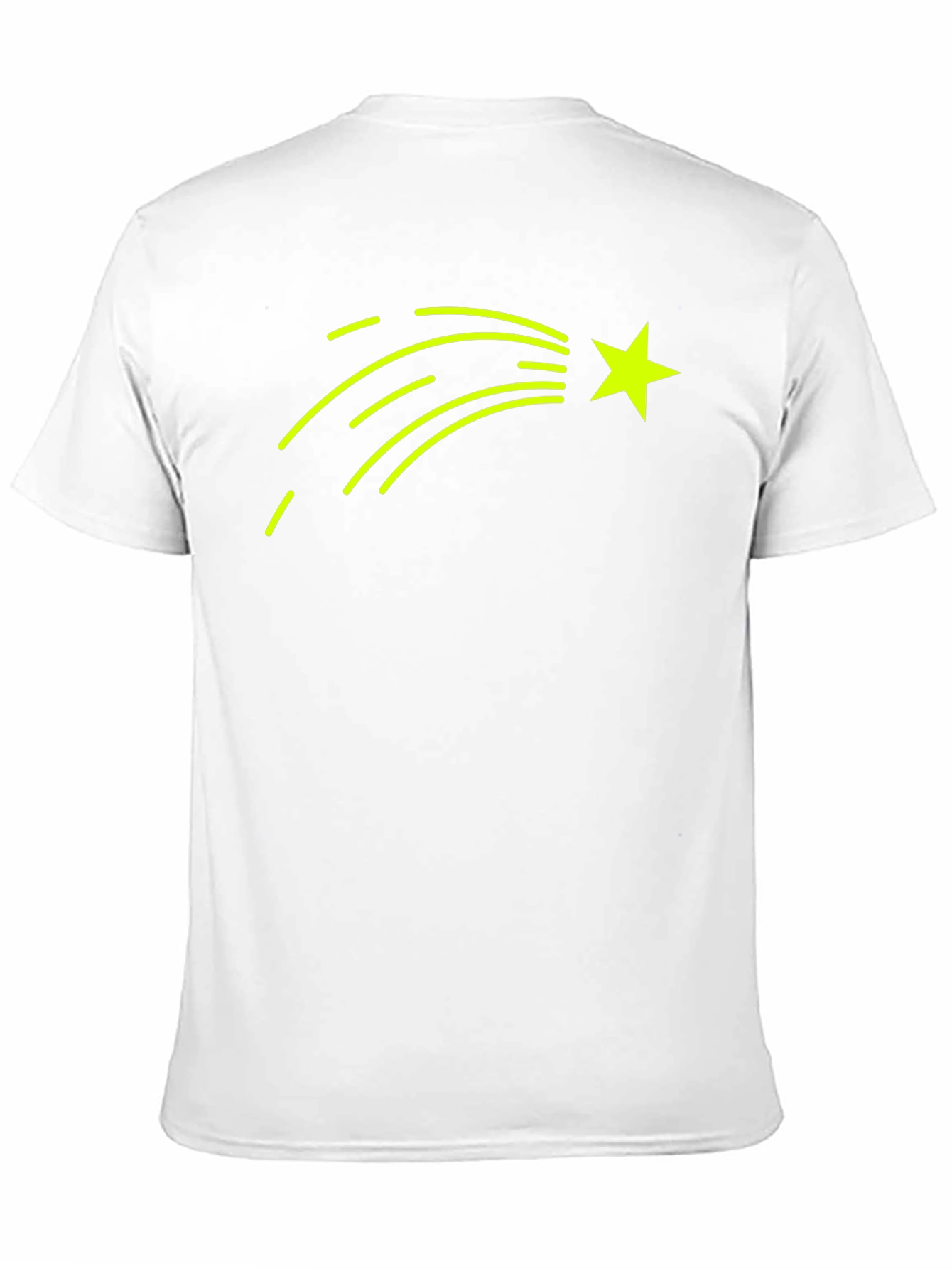 Shooting Star Graphic T-Shirt - Black Cotton Tee