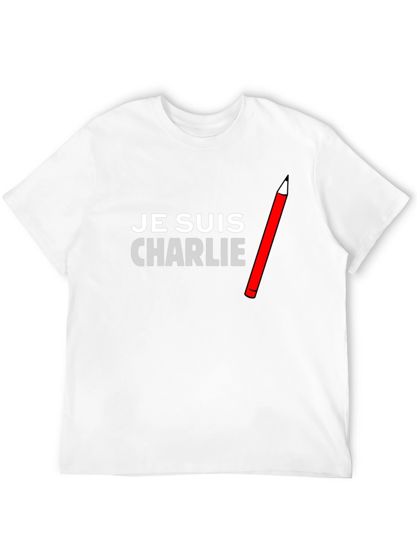 Je Suis Charlie Graphic Tee - Black