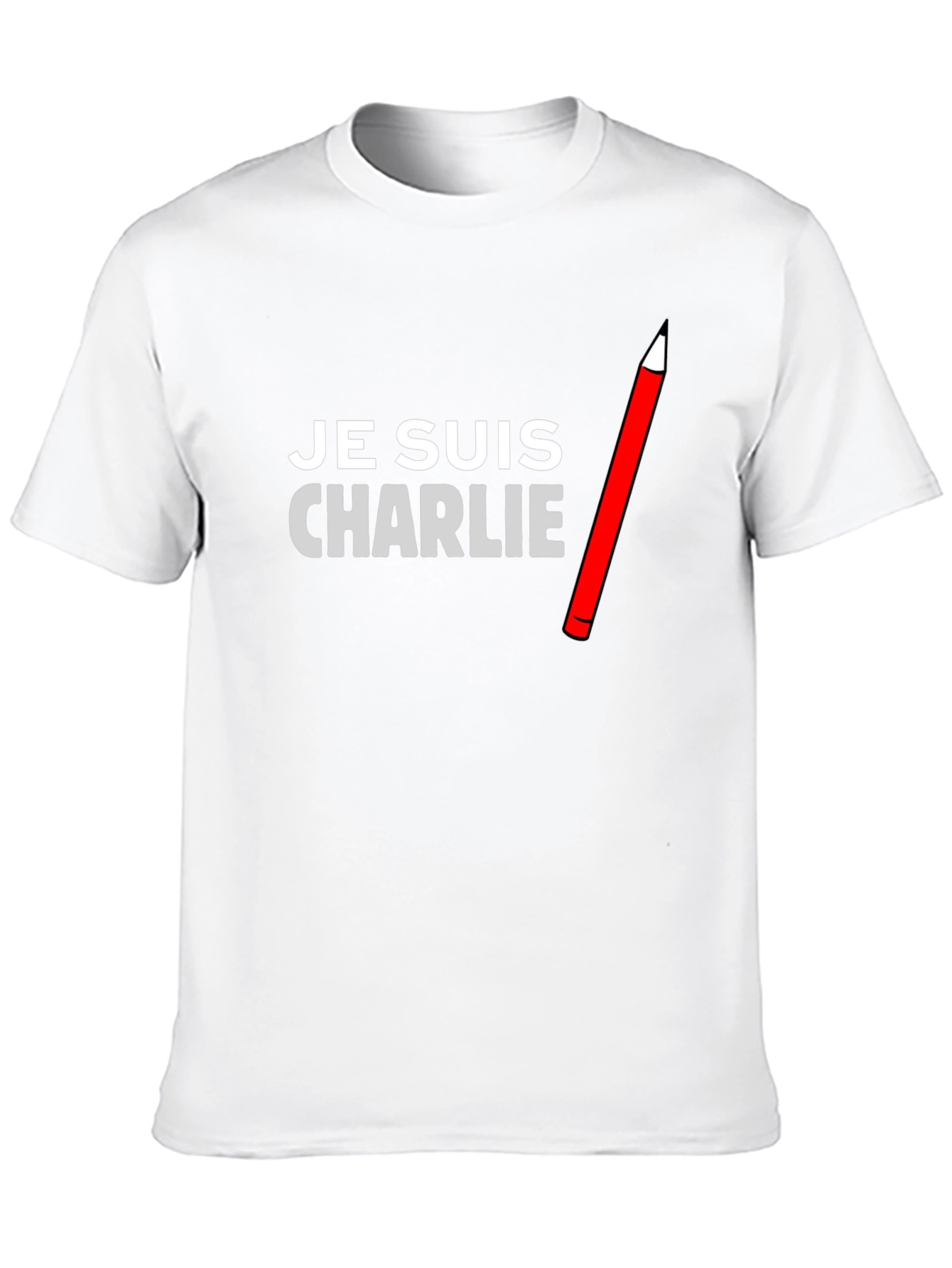 Je Suis Charlie Graphic Tee - Black