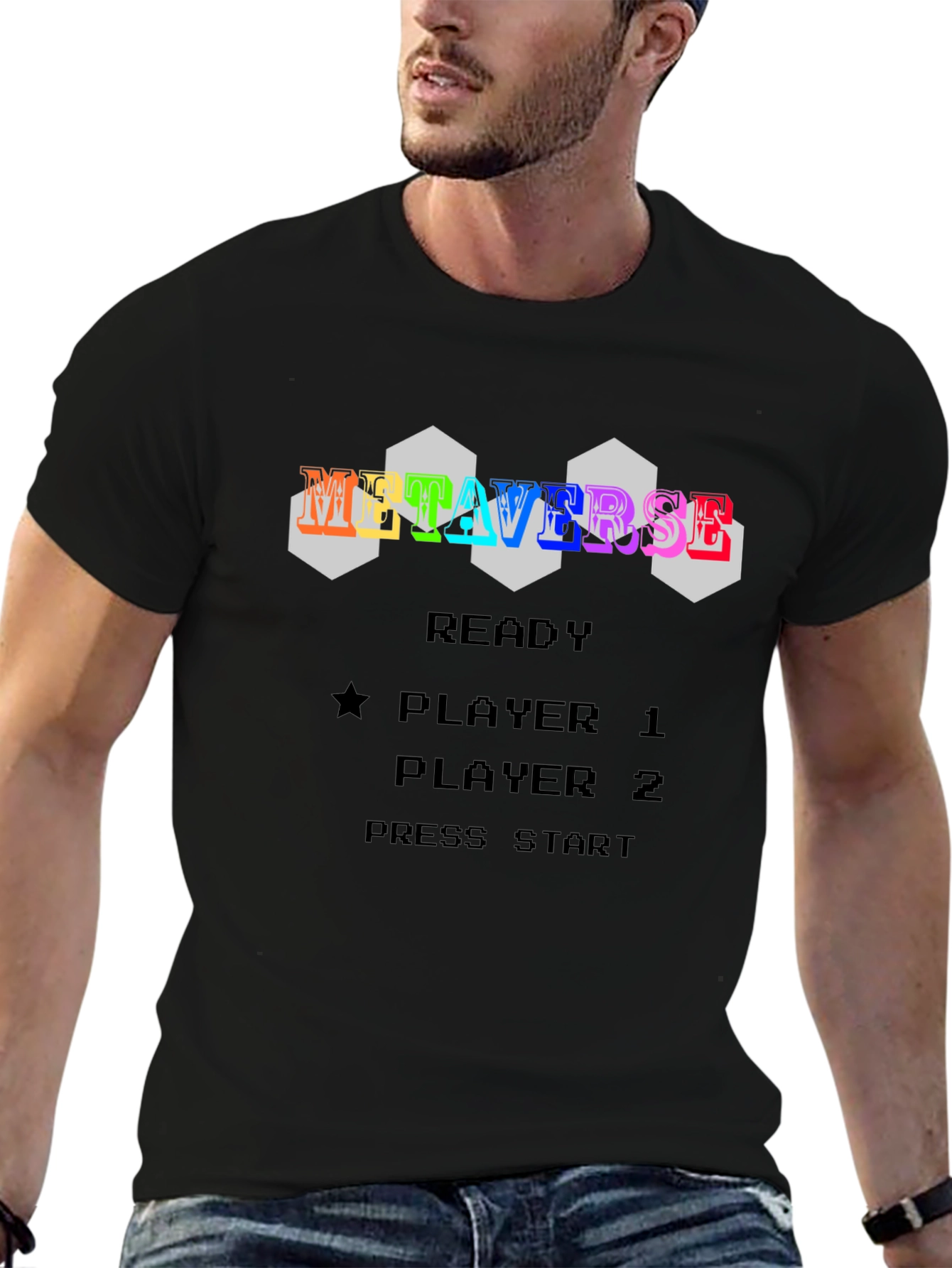 Metaverse Ready Player Tee - Gaming Graphic T-Shirt
