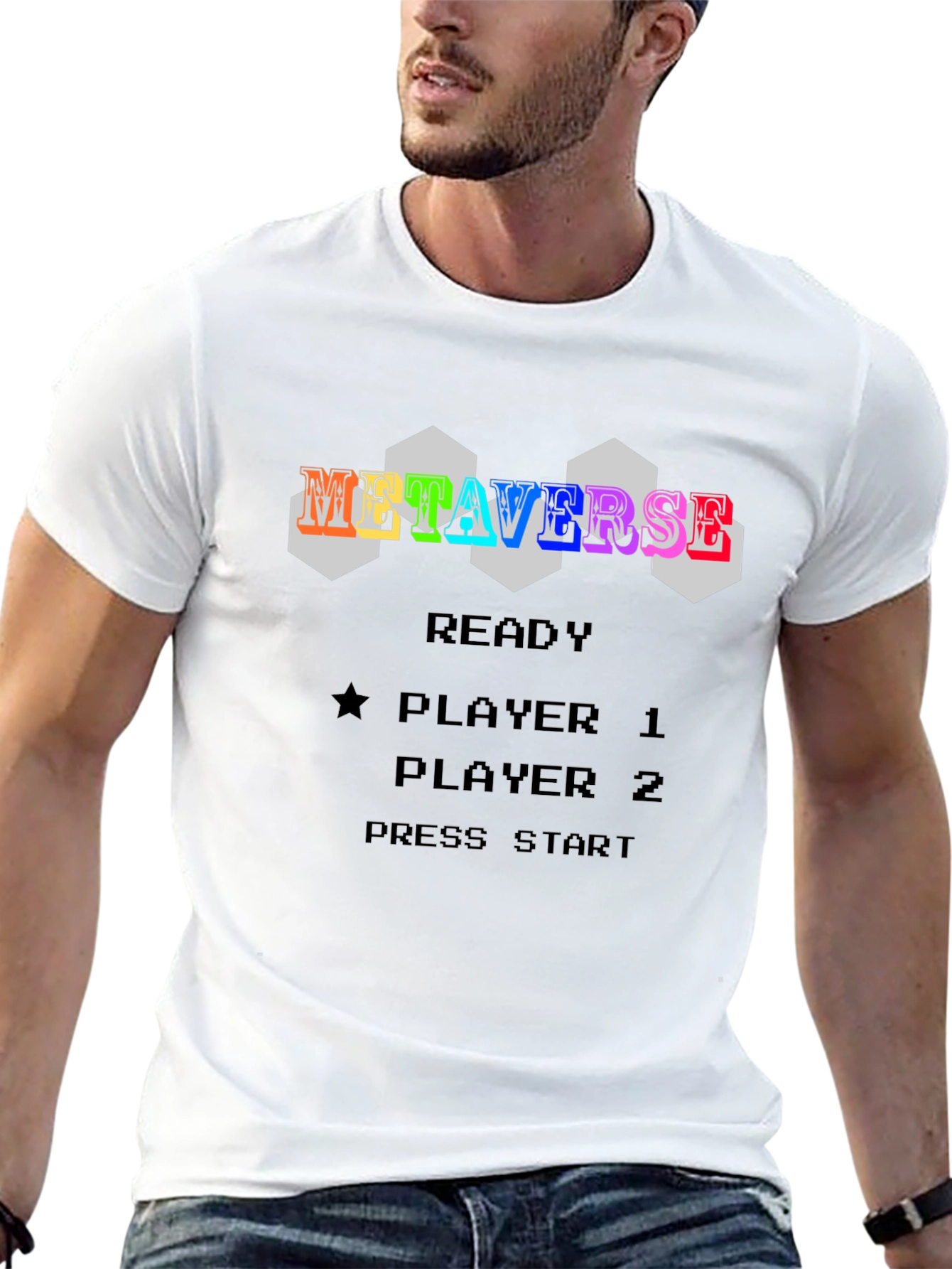 Metaverse Ready Player Tee - Gaming Graphic T-Shirt