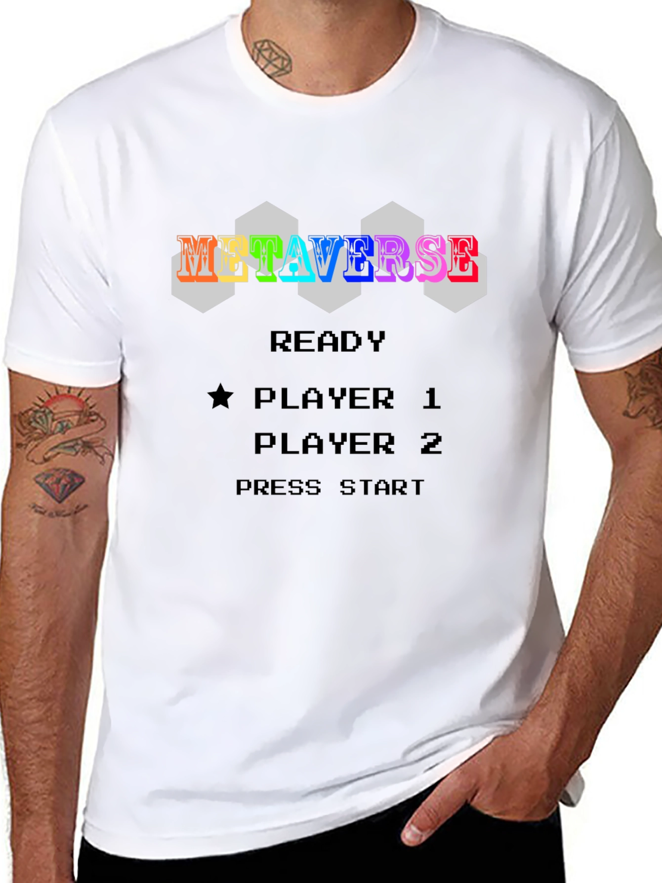 Metaverse Ready Player Tee - Gaming Graphic T-Shirt