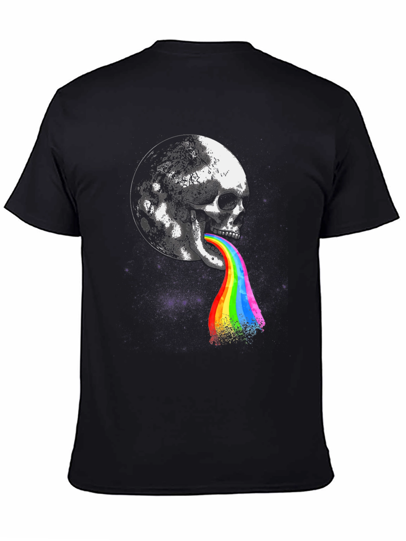Skull Moon Rainbow T-Shirt
