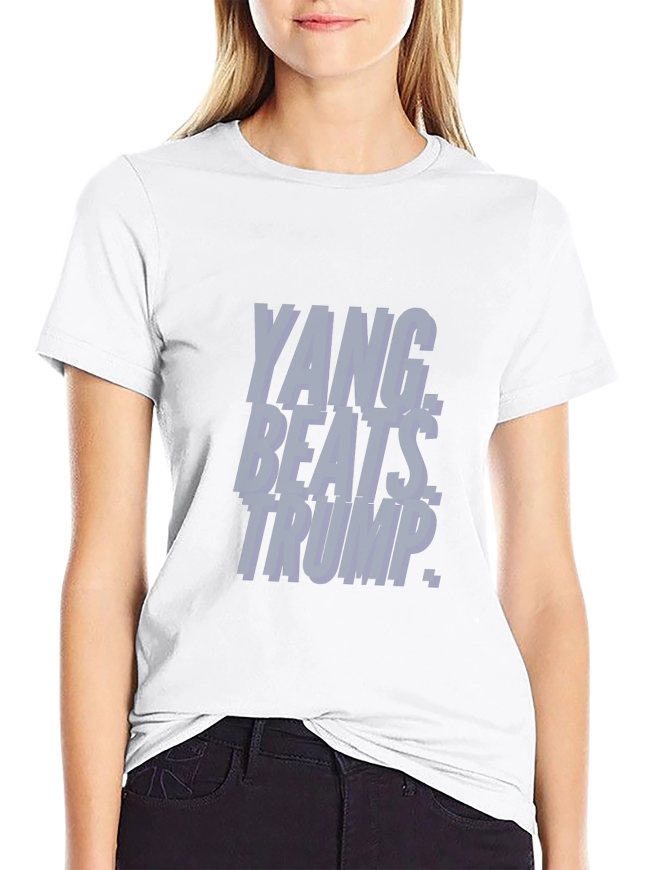 Yang Beats Trump T-Shirt - Political Statement Tee