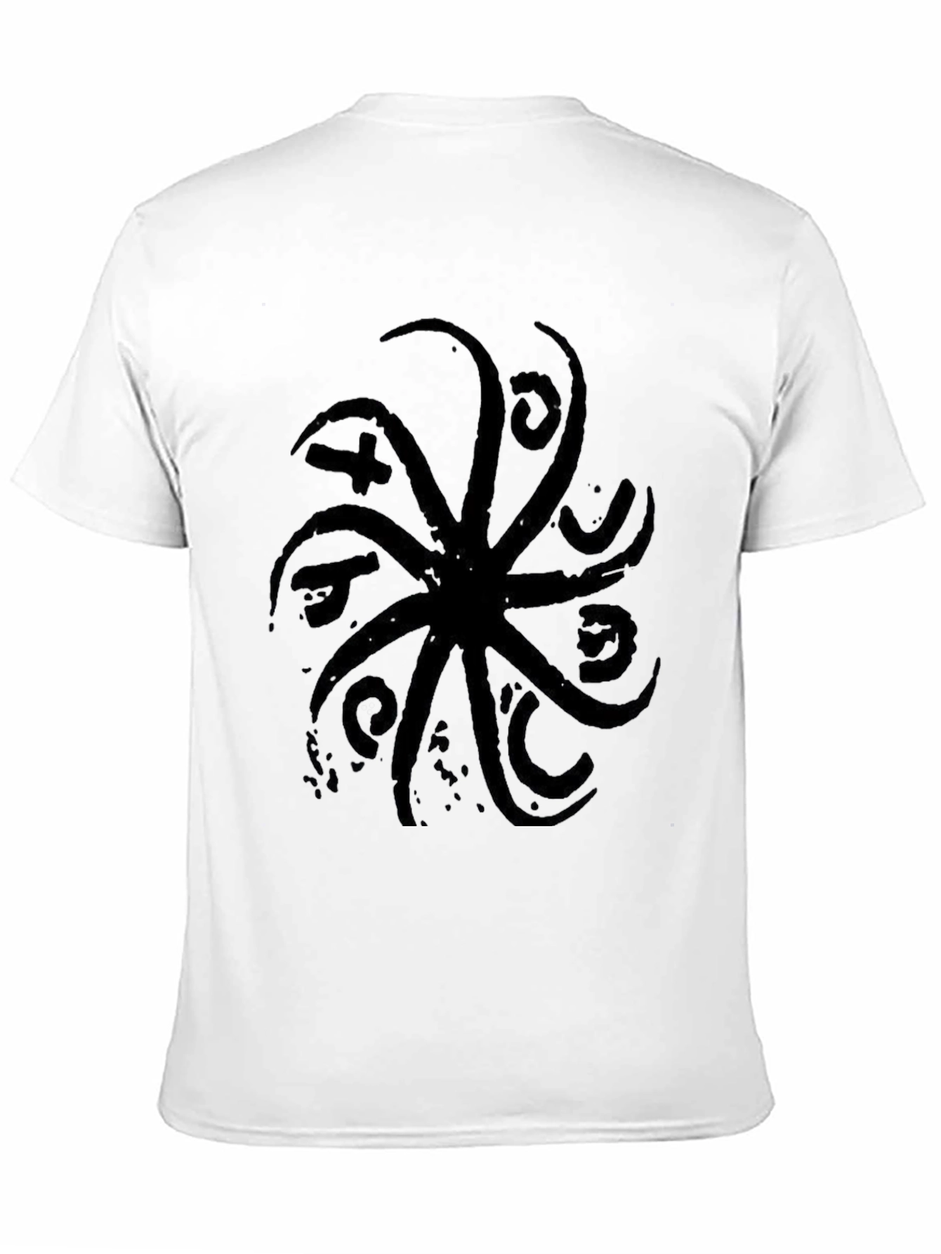 Abstract Octopus Graphic Tee - Soft Cotton