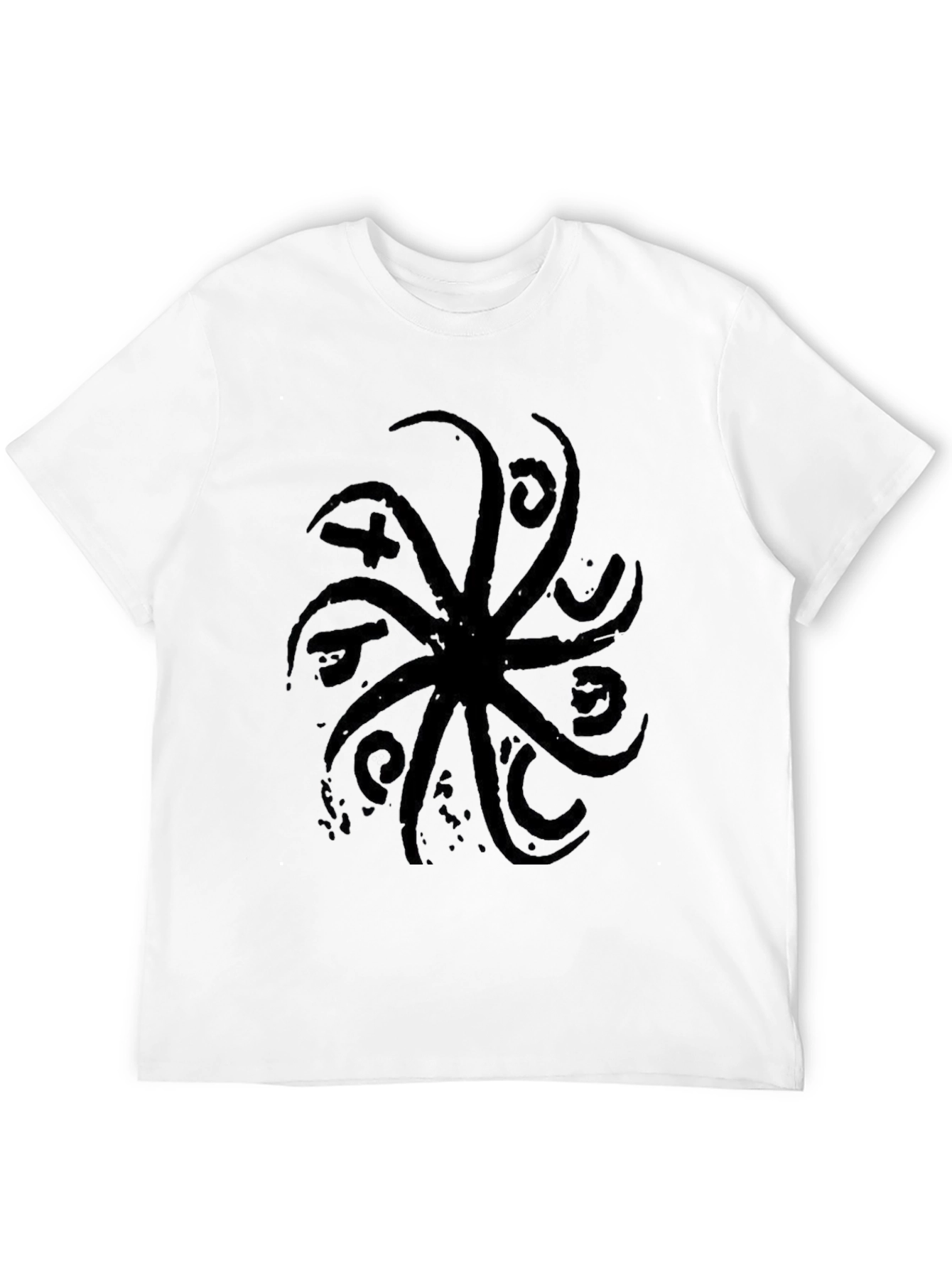 Abstract Octopus Graphic Tee - Soft Cotton