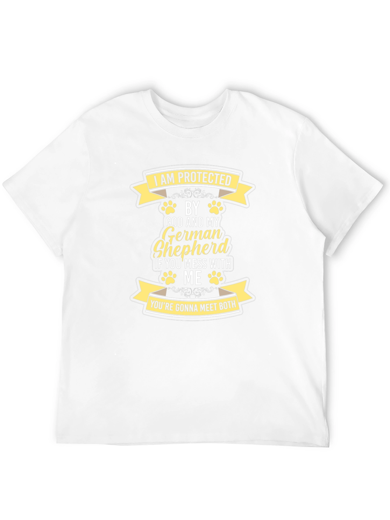 Protected by God and German Shepherd T-Shirt