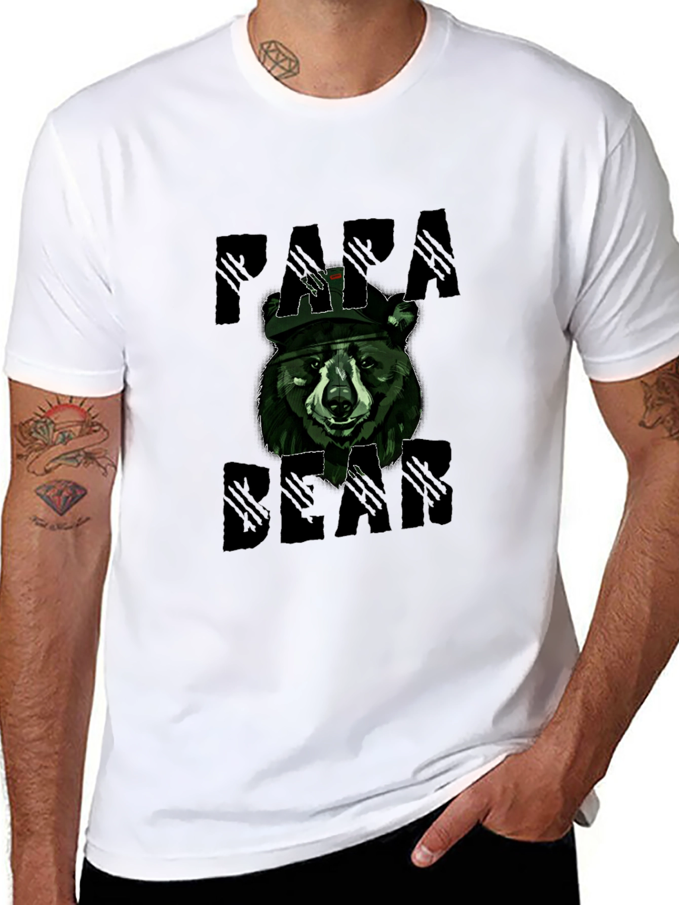 Papa Bear T-Shirt - Novelty Graphic Tee