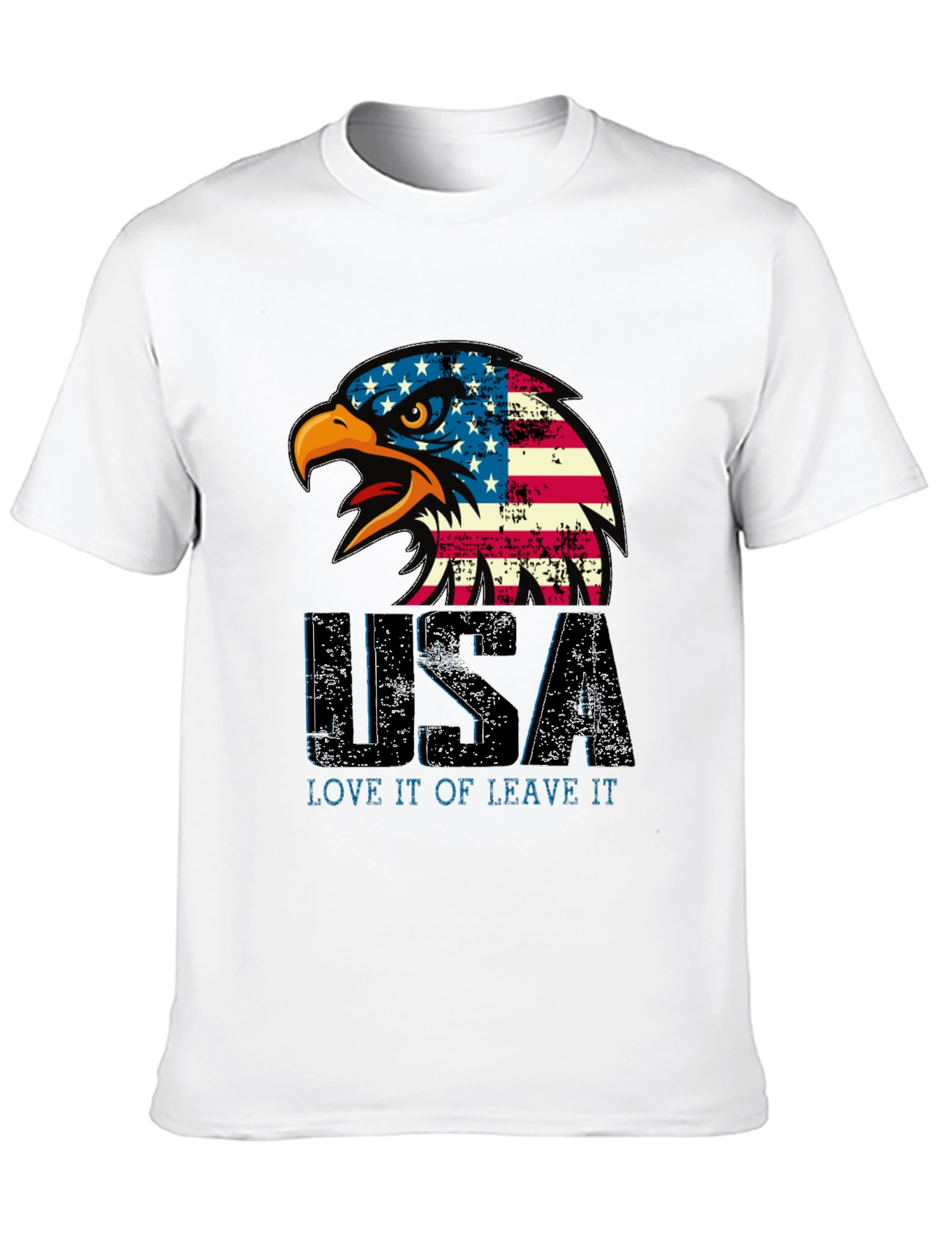 USA Eagle Patriotic Graphic Tee