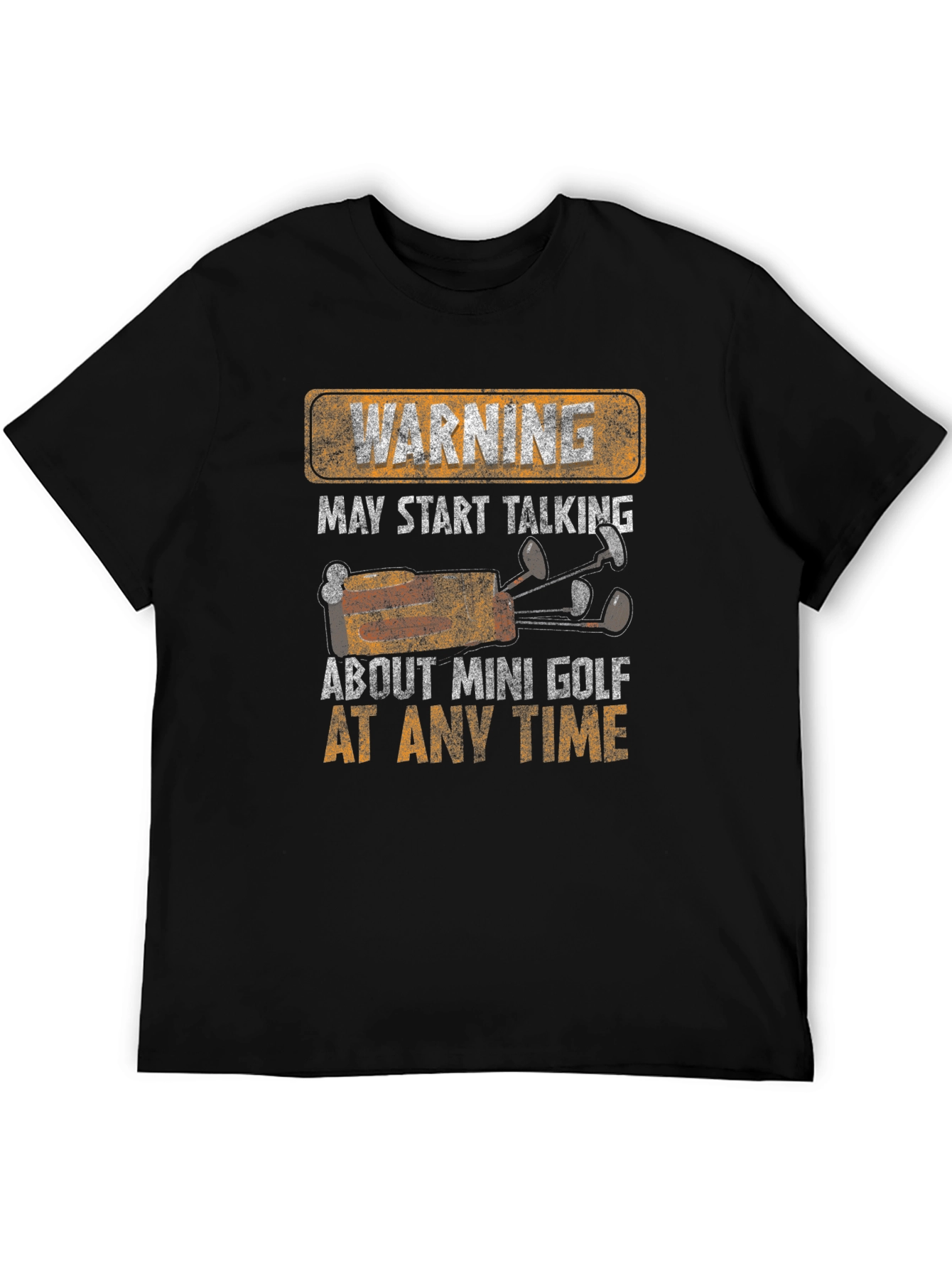 Warning Mini Golf T-Shirt