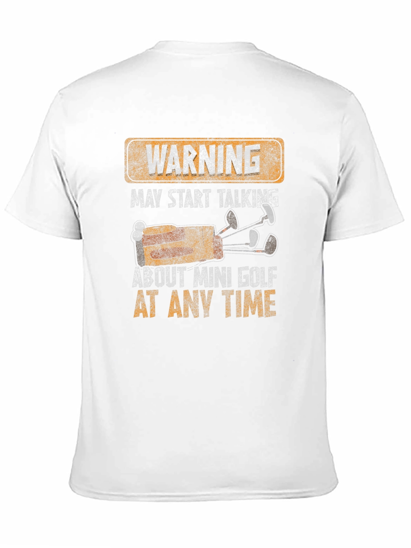 Warning Mini Golf T-Shirt