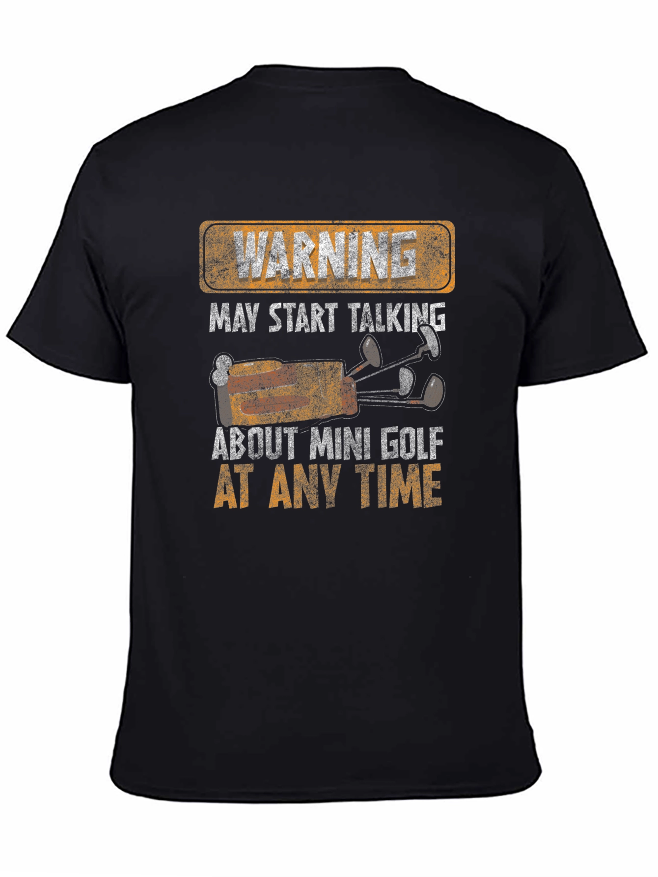 Warning Mini Golf T-Shirt
