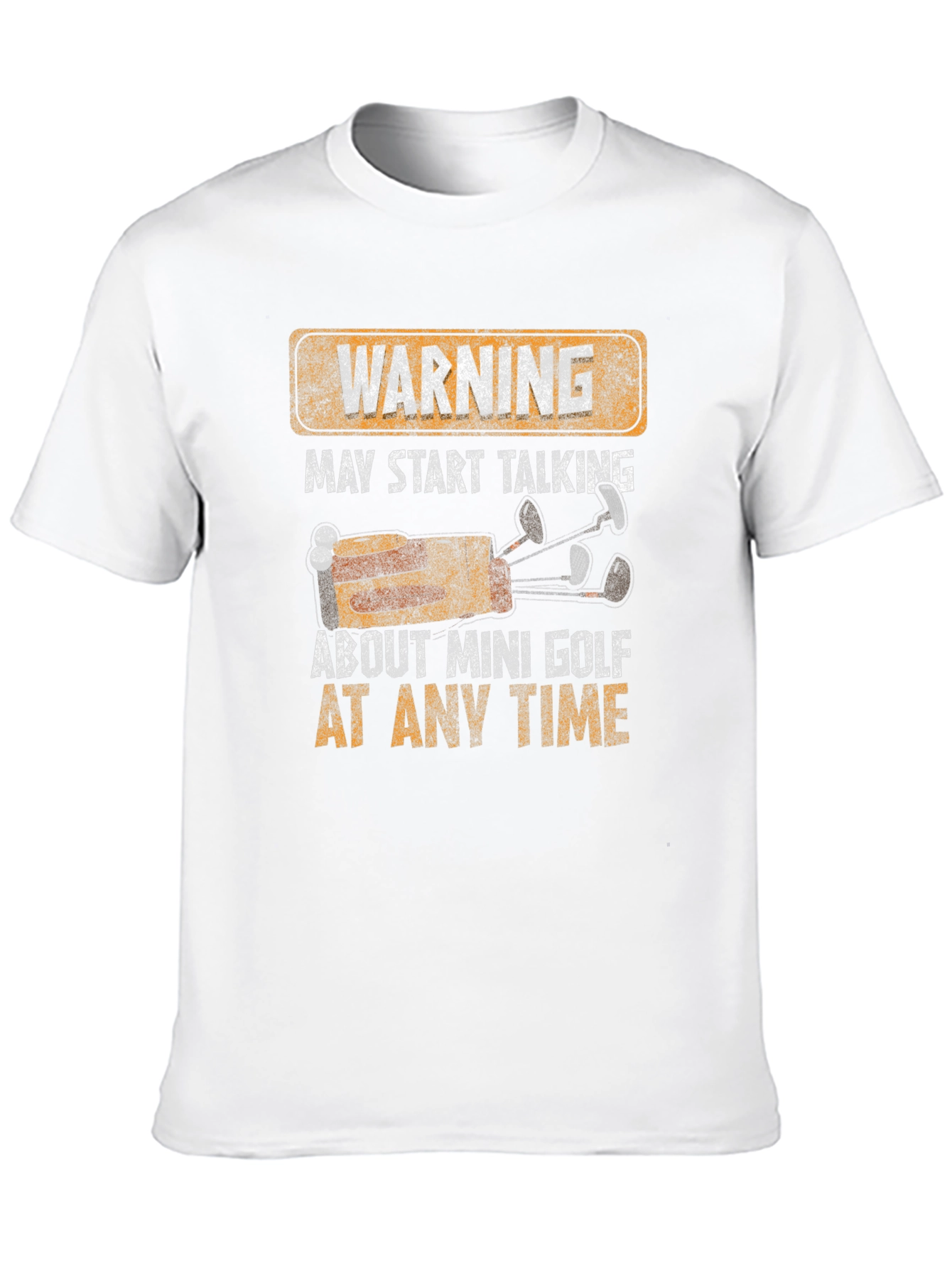 Warning Mini Golf T-Shirt