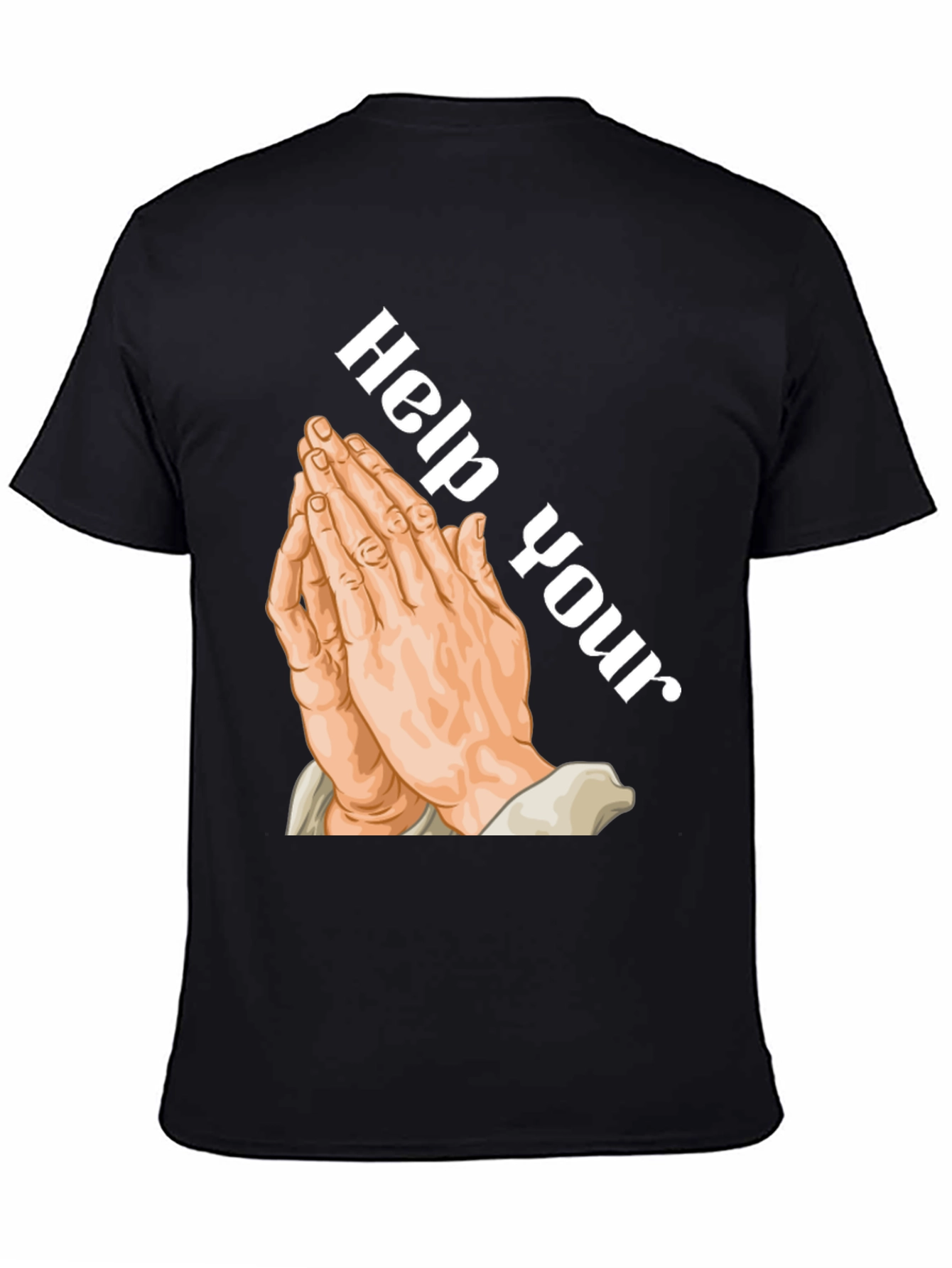 Help Your Self T-Shirt - Black