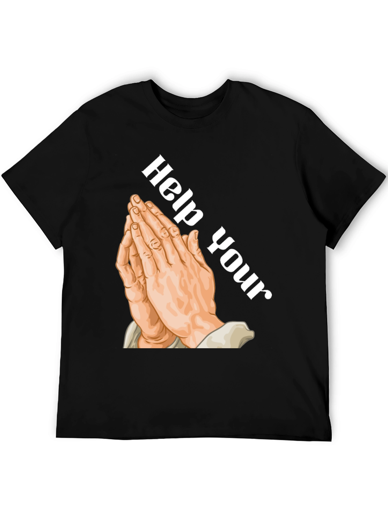 Help Your Self T-Shirt - Black