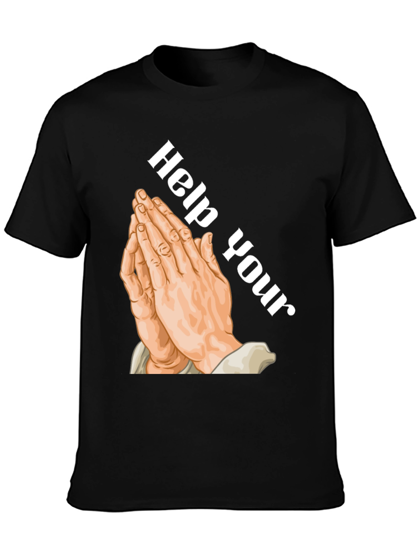 Help Your Self T-Shirt - Black