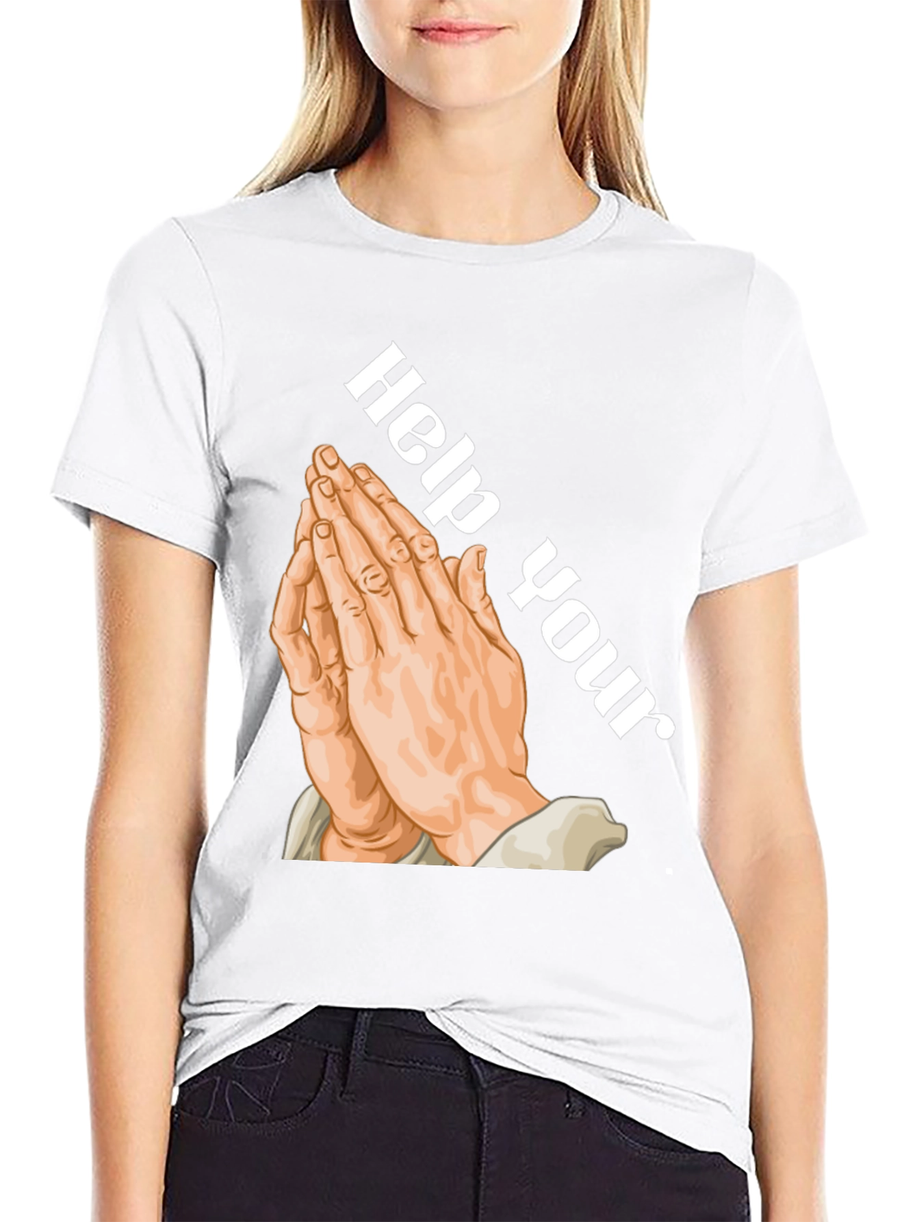 Help Your Self T-Shirt - Black