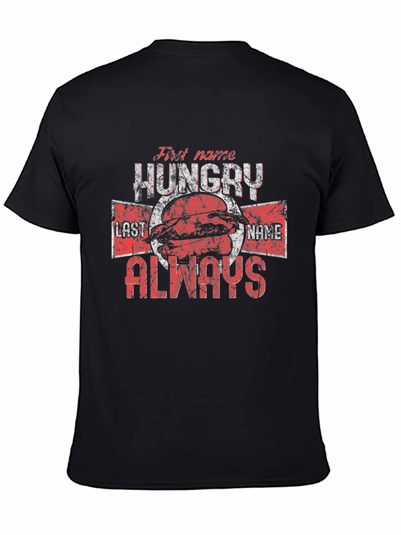 Hungry Always Graphic T-Shirt - Black