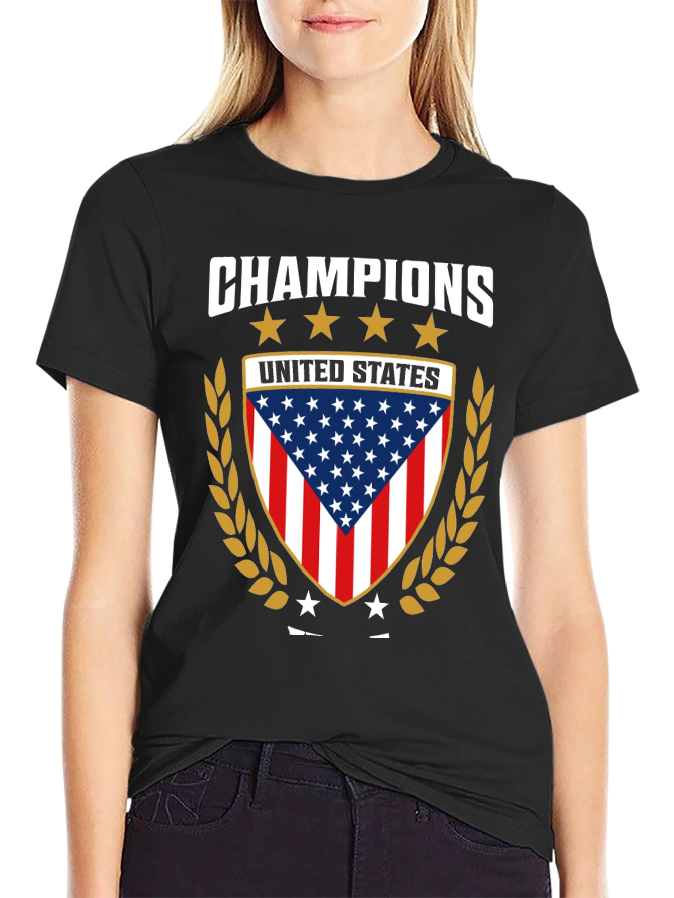 Champions USA Flag Graphic T-Shirt