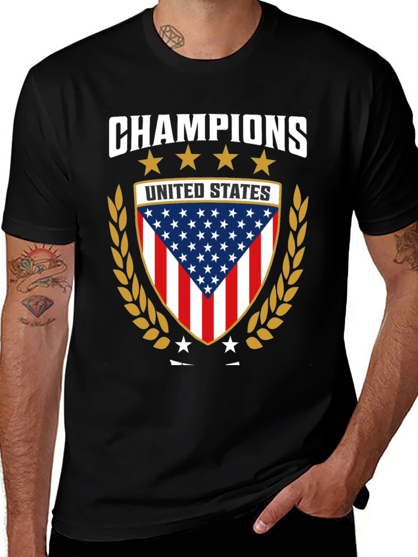 Champions USA Flag Graphic T-Shirt
