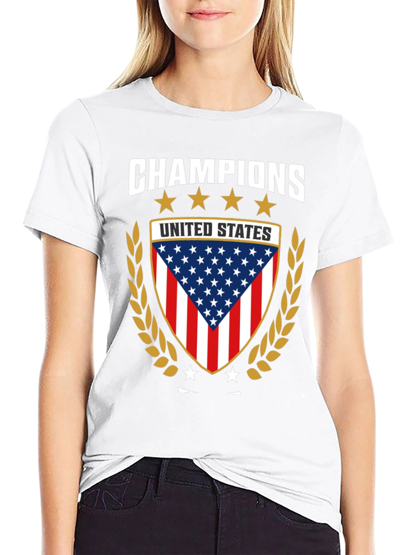Champions USA Flag Graphic T-Shirt