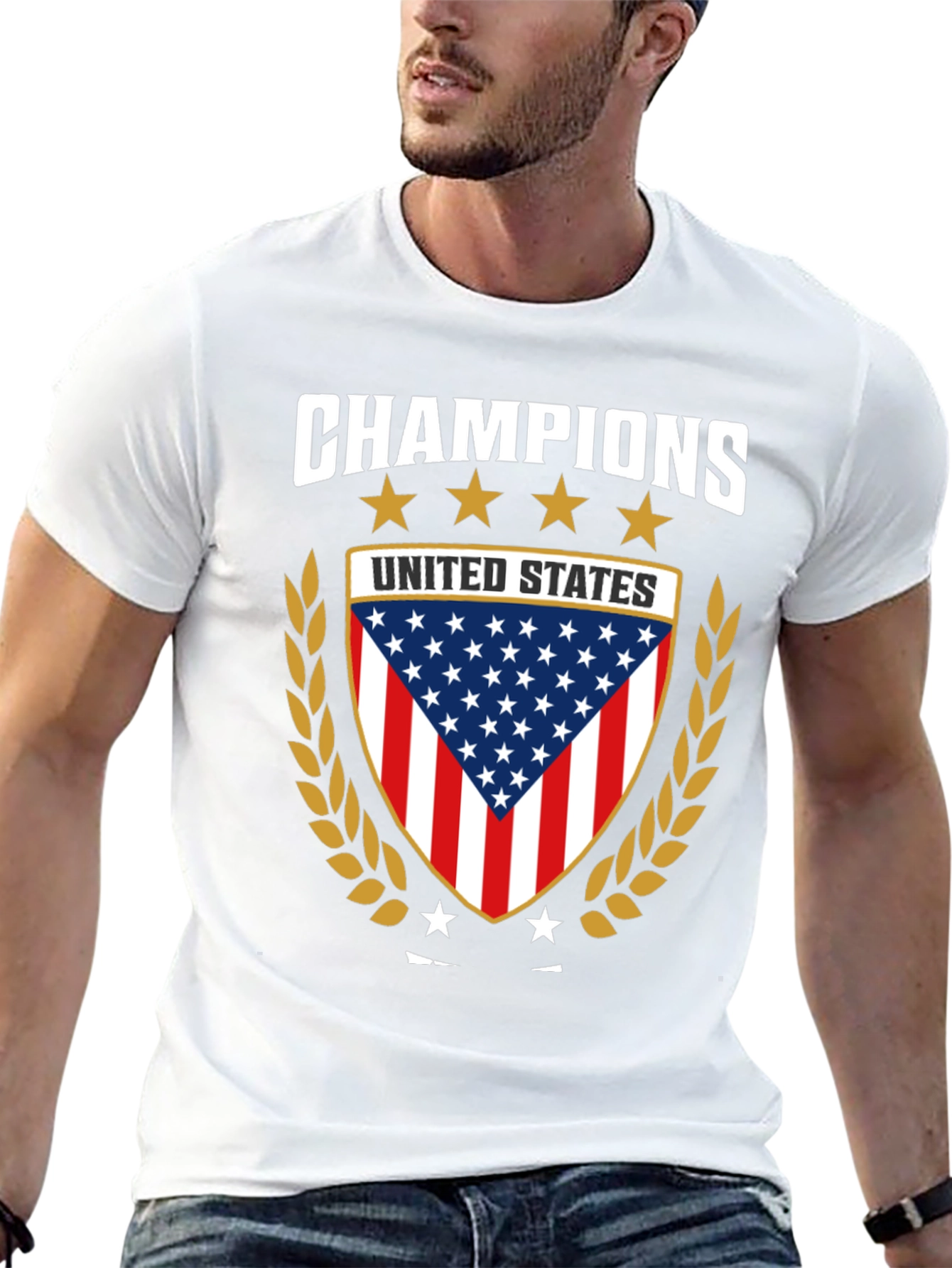 Champions USA Flag Graphic T-Shirt