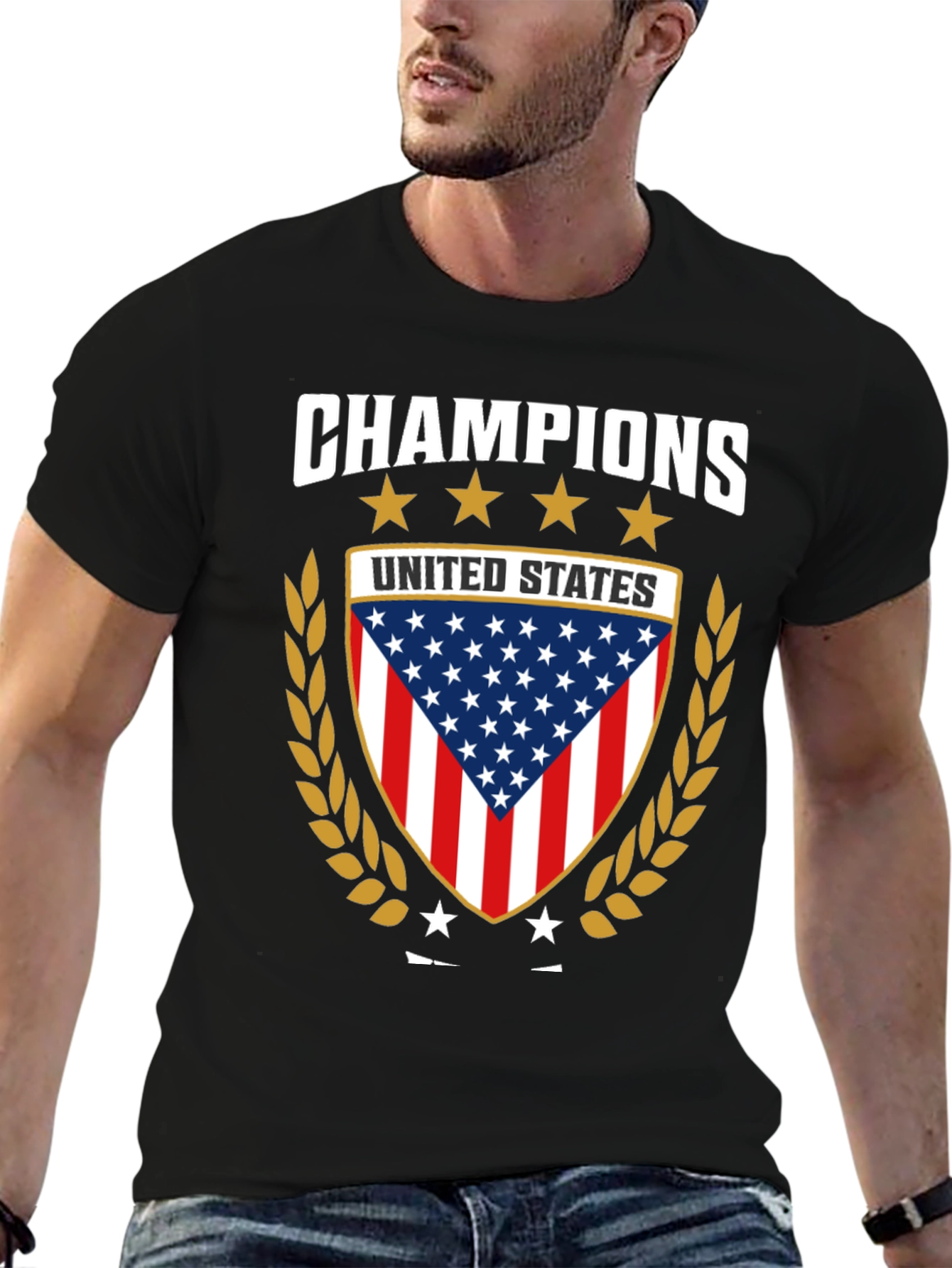 Champions USA Flag Graphic T-Shirt
