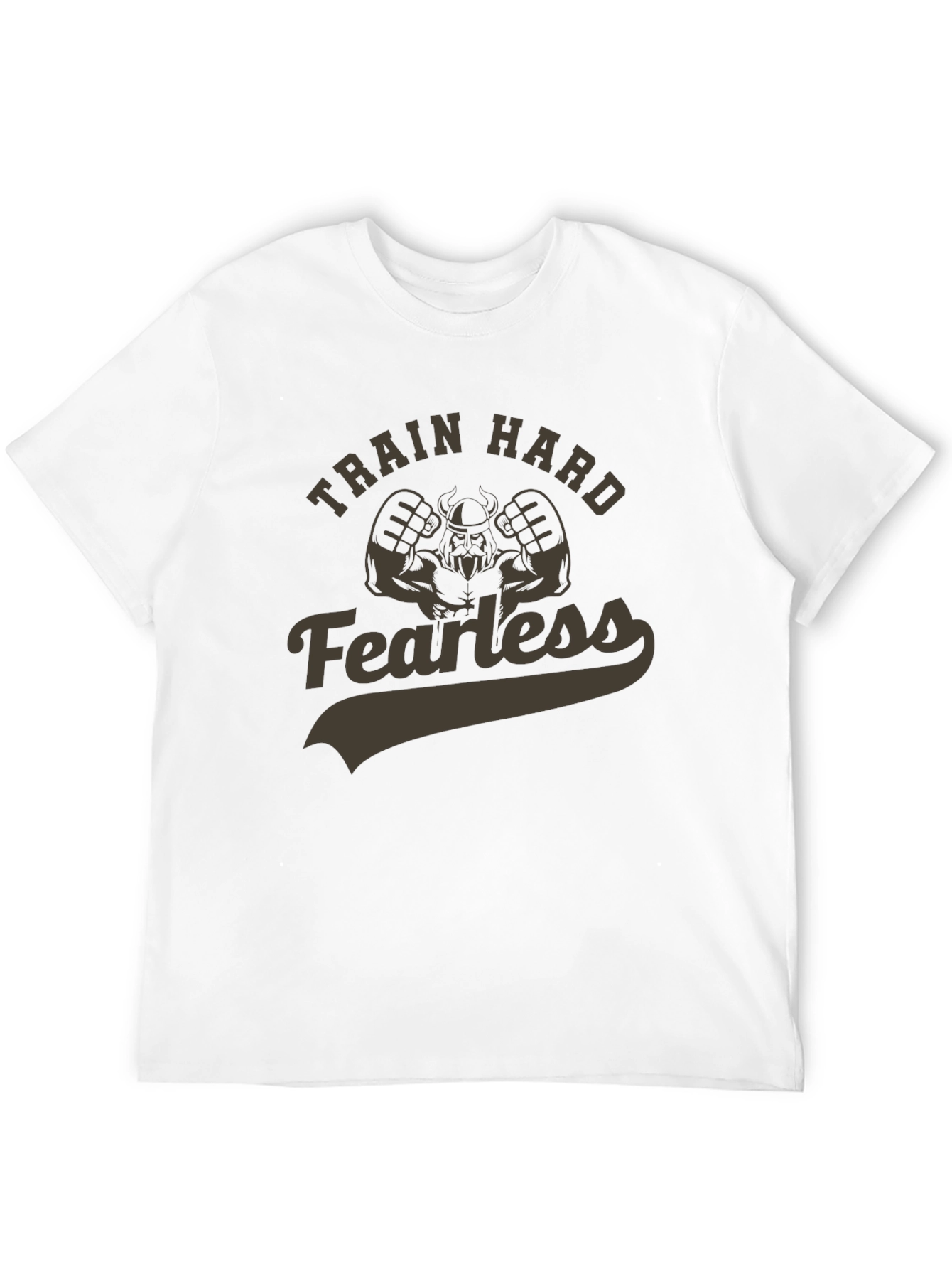 Train Hard Fearless Viking Graphic Tee
