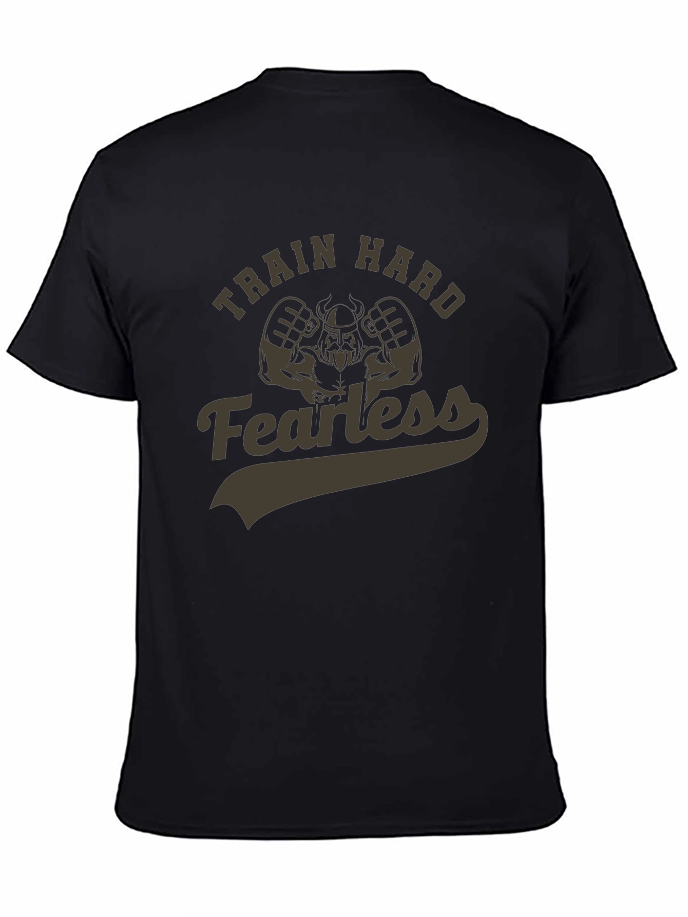 Train Hard Fearless Viking Graphic Tee
