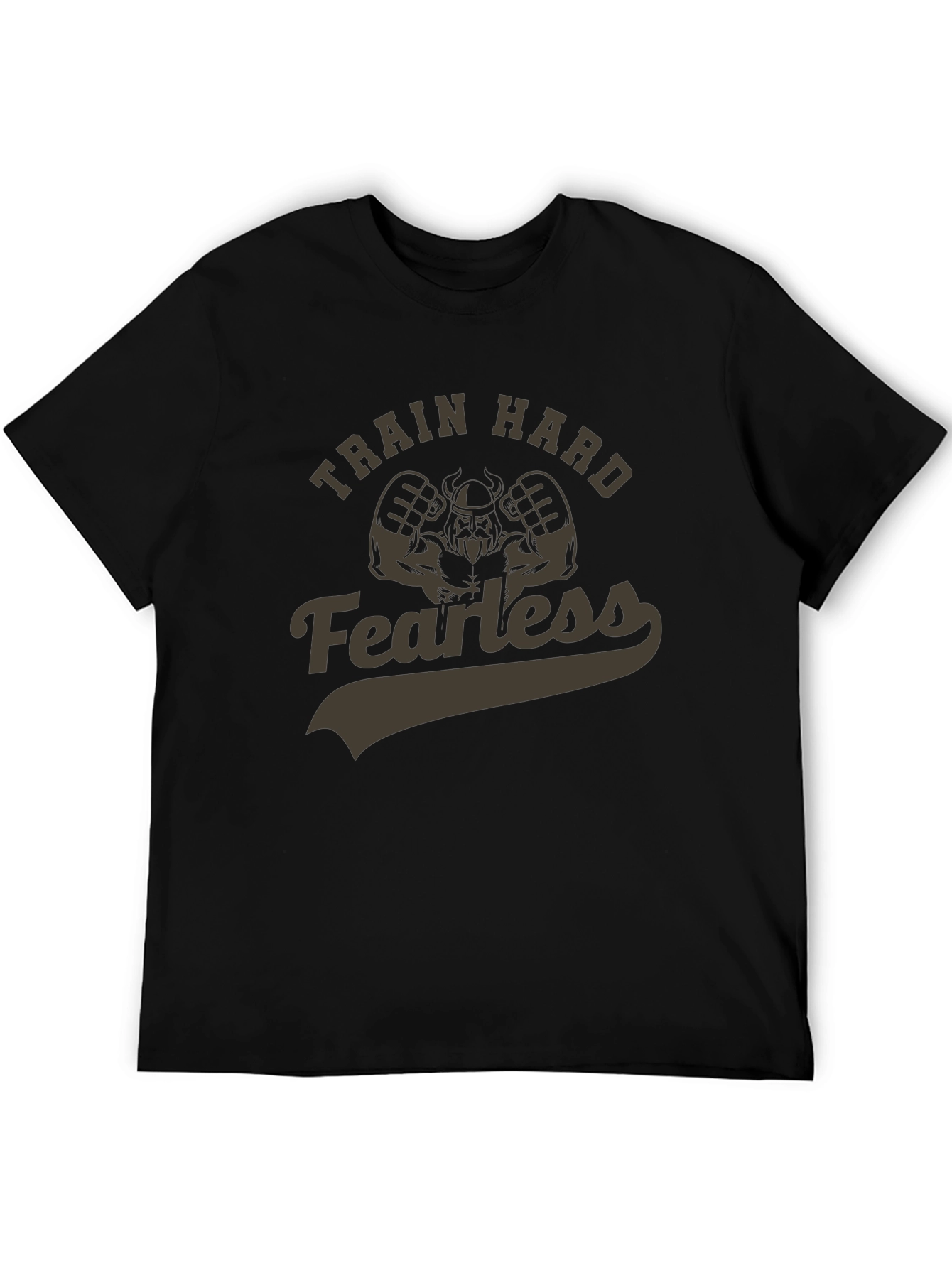Train Hard Fearless Viking Graphic Tee