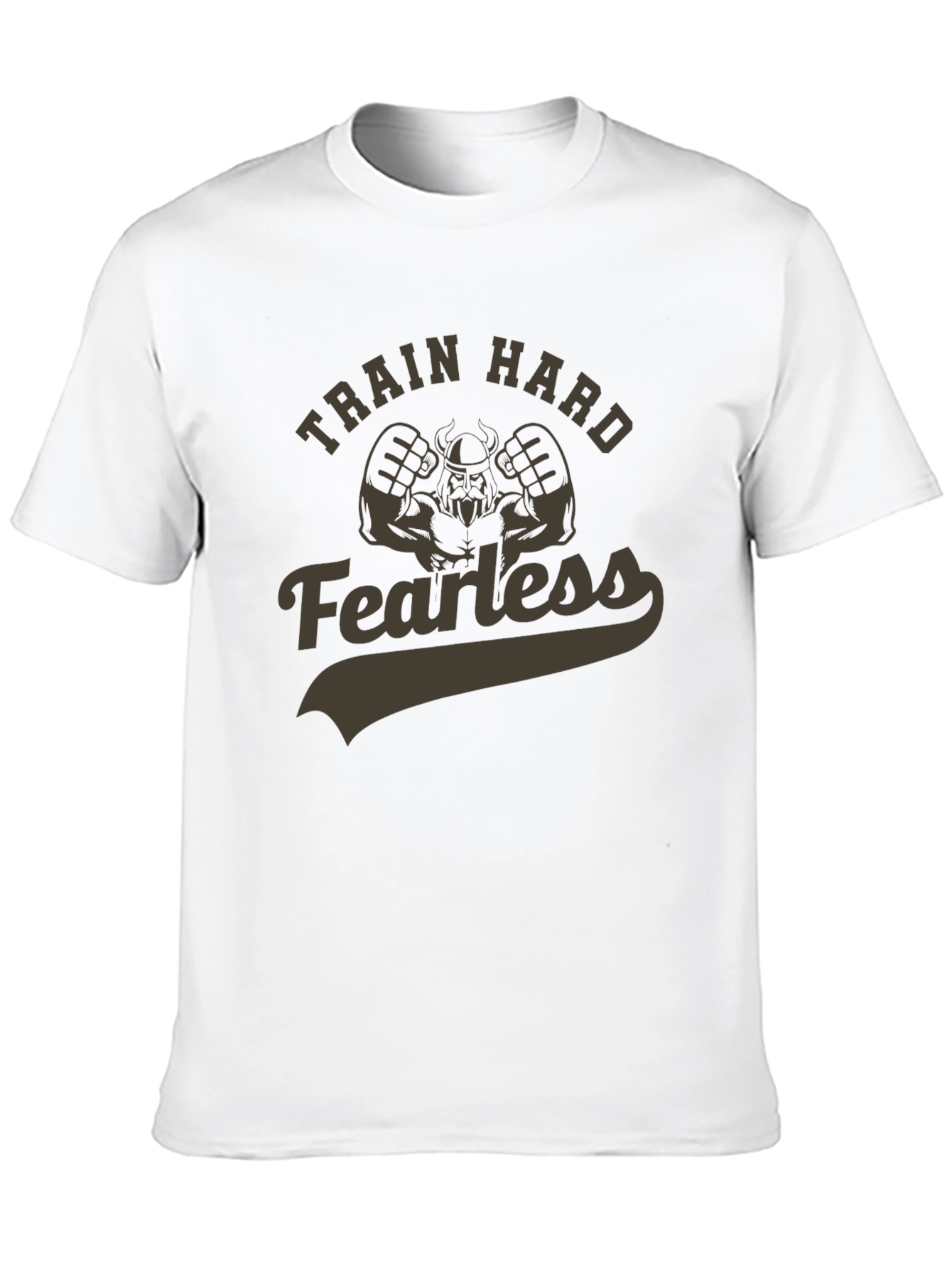 Train Hard Fearless Viking Graphic Tee