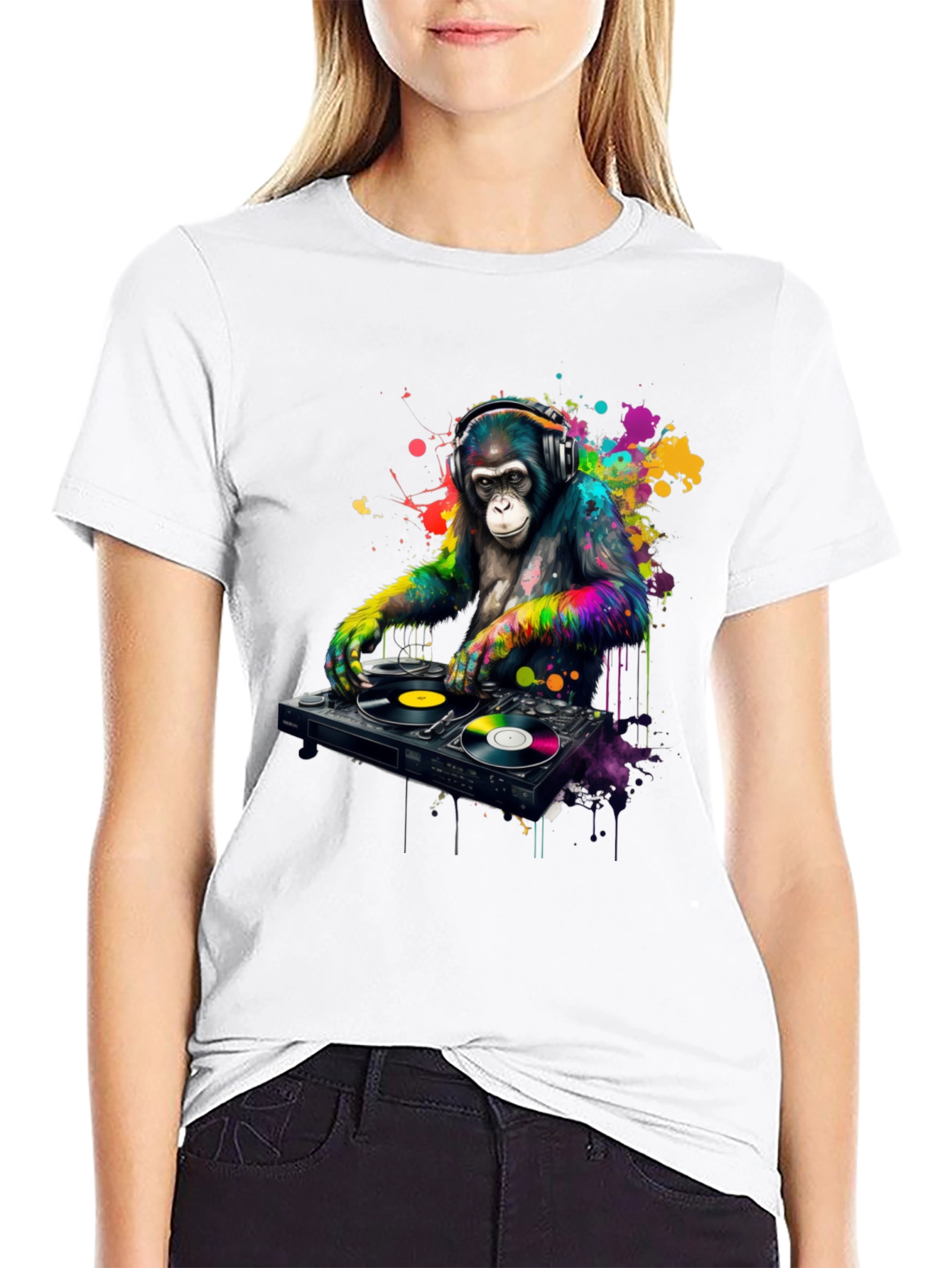 DJ Monkey Graphic Tee