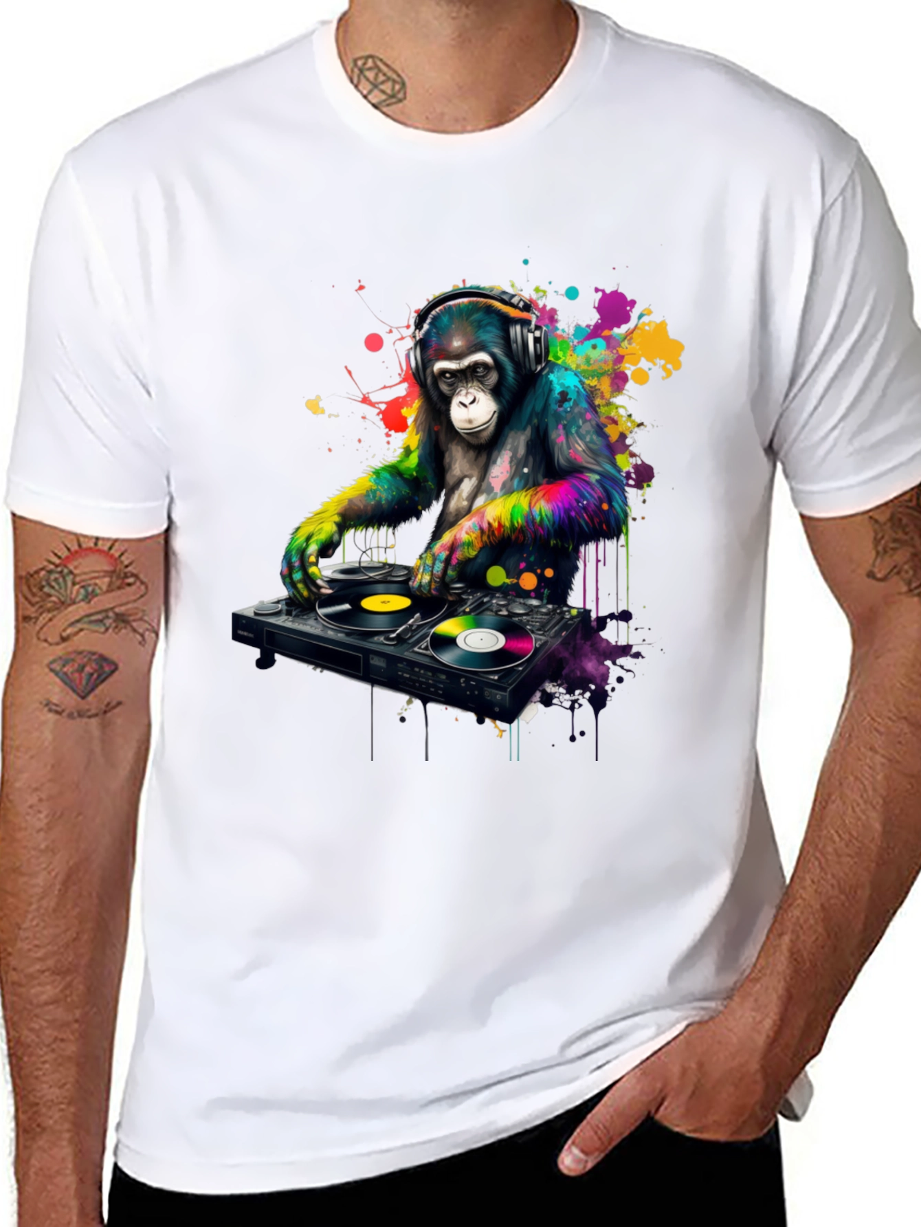 DJ Monkey Graphic Tee