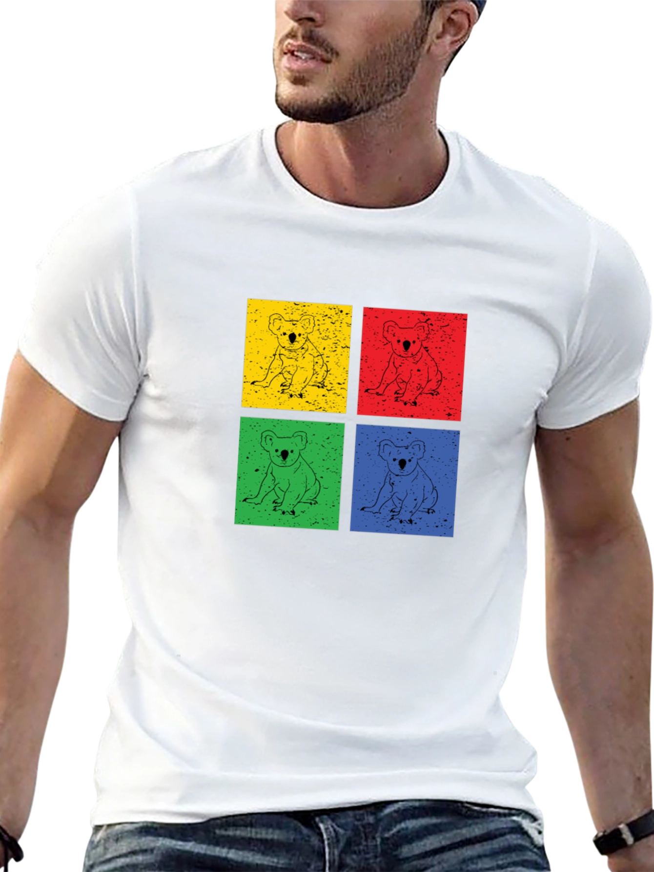 Koala Pop Art Graphic T-Shirt