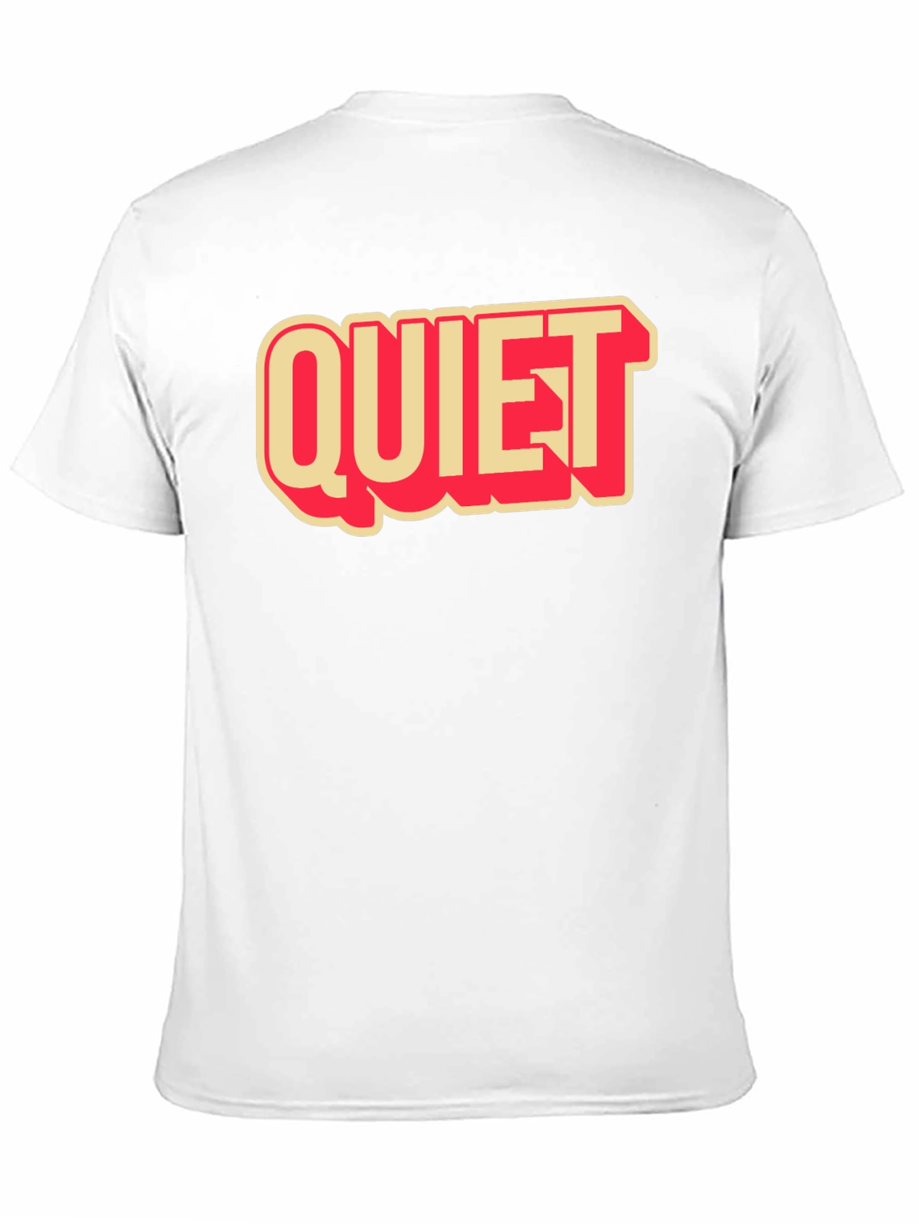 Quiet Graphic Tee - Retro Style T-Shirt