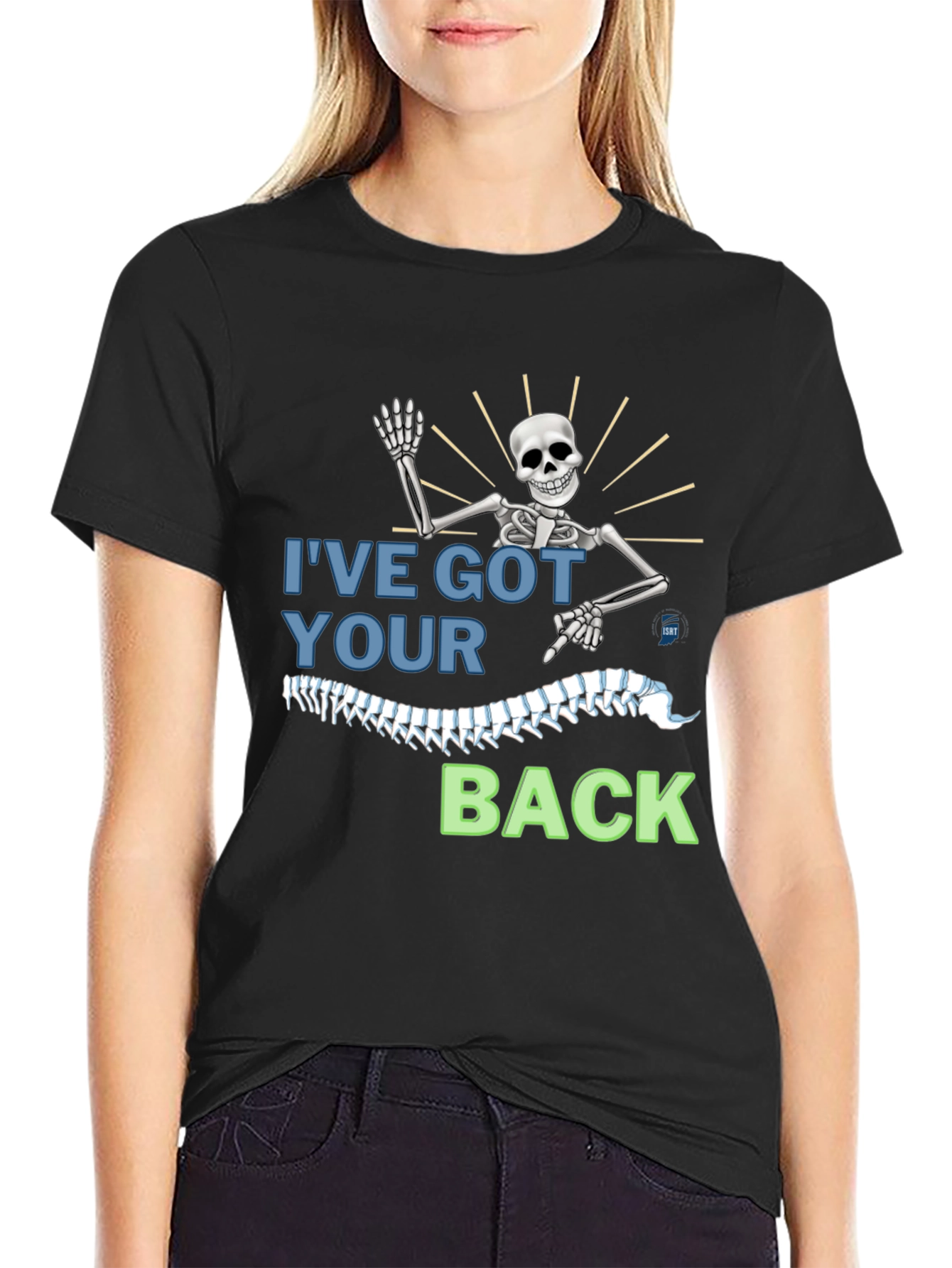 Ive Got Your Back Skeleton Graphic Tee