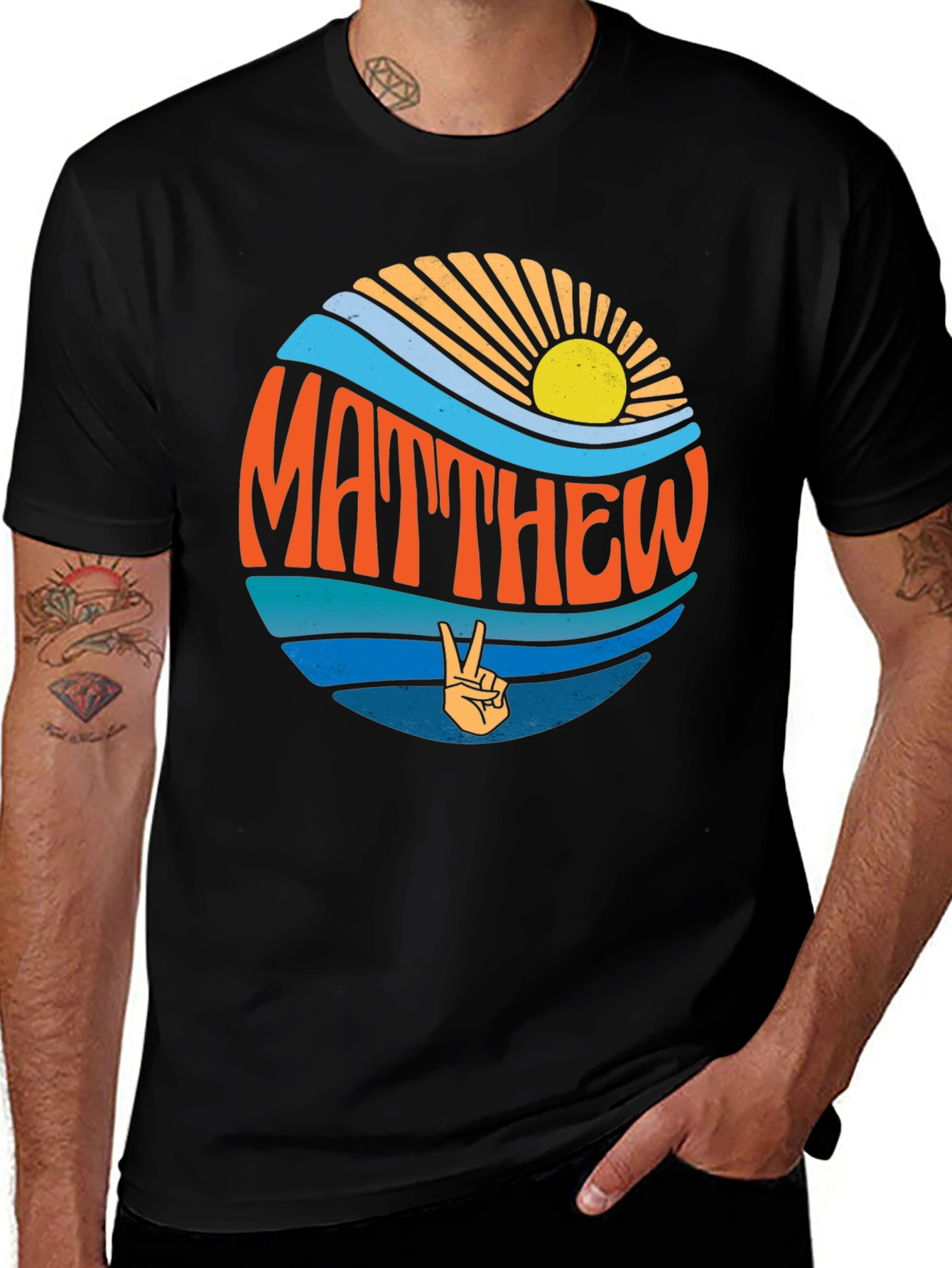 Matthew Retro Graphic T-Shirt