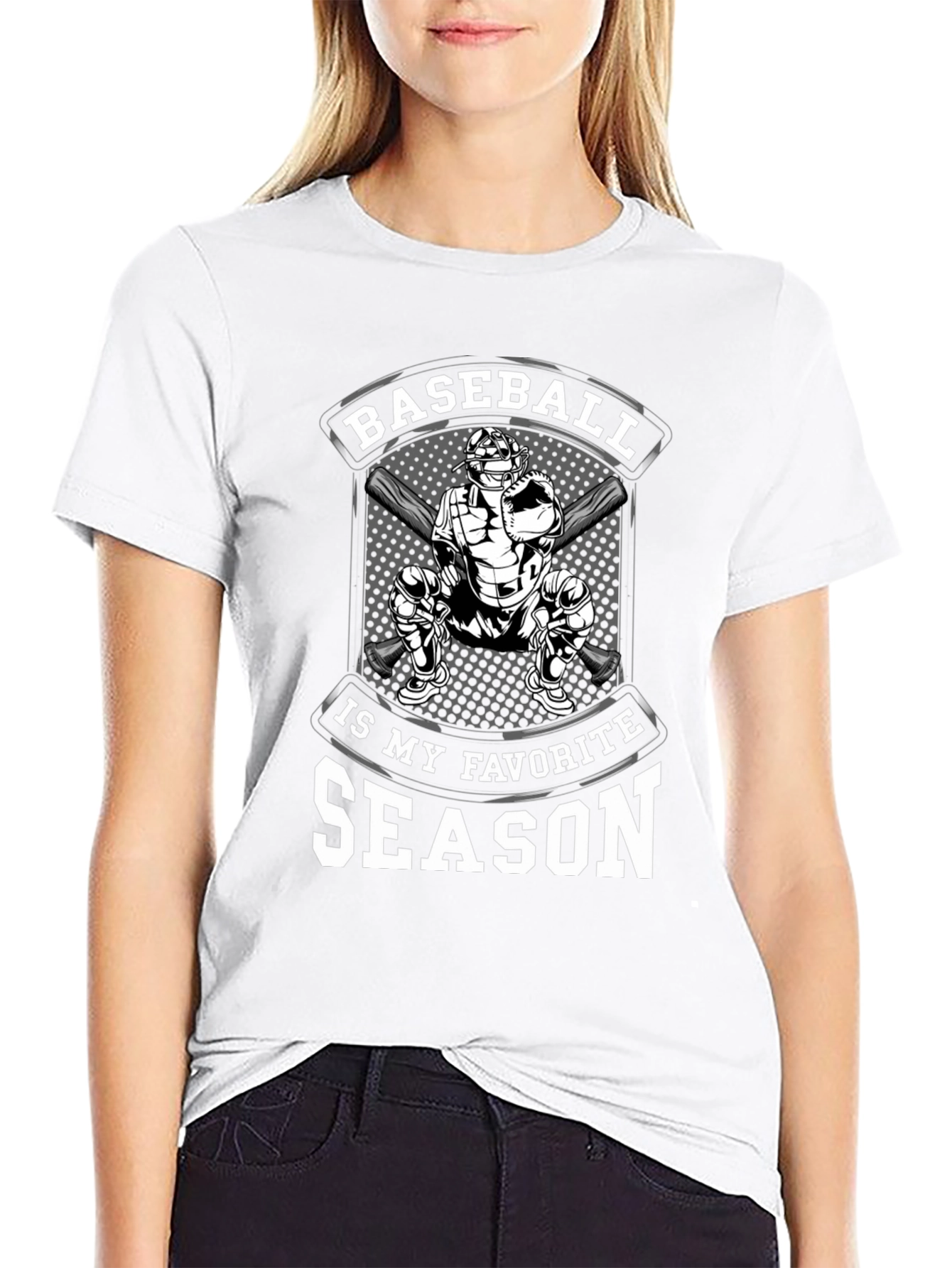 Baseball is My Favorite Season Graphic T-Shirt