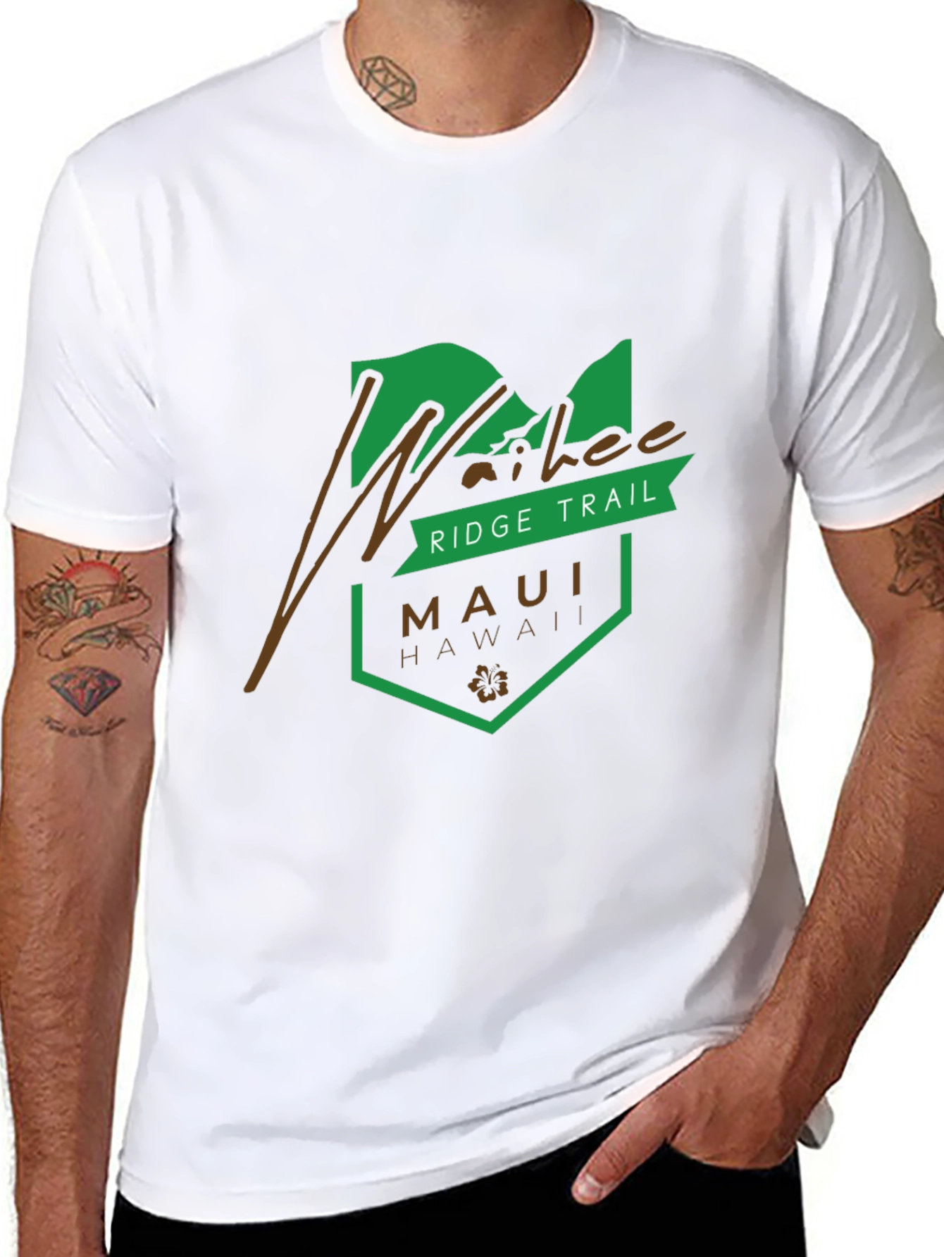 Waihee Ridge Trail Maui Hawaii Graphic T-Shirt