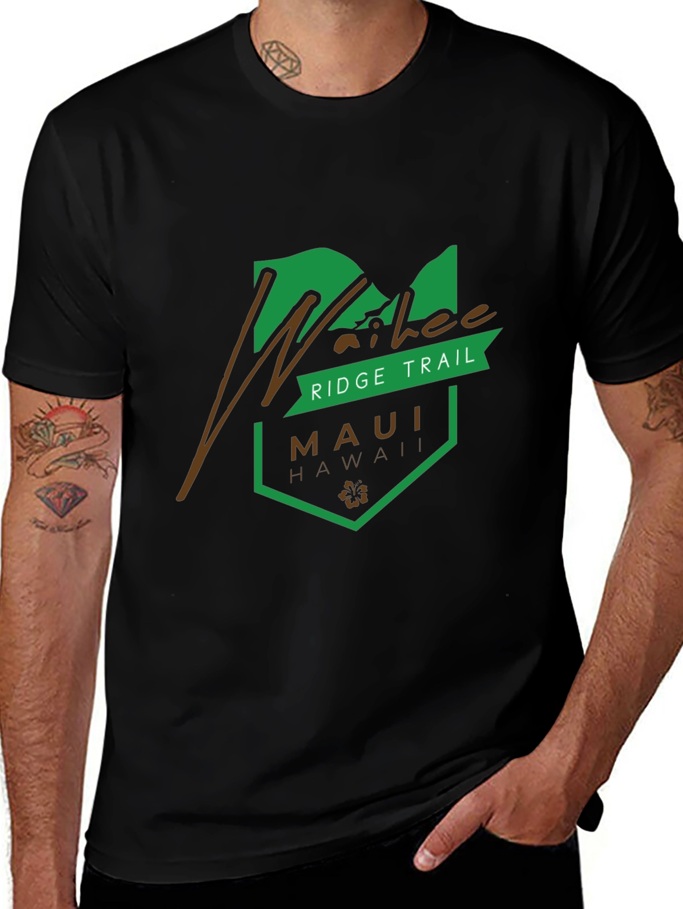 Waihee Ridge Trail Maui Hawaii Graphic T-Shirt