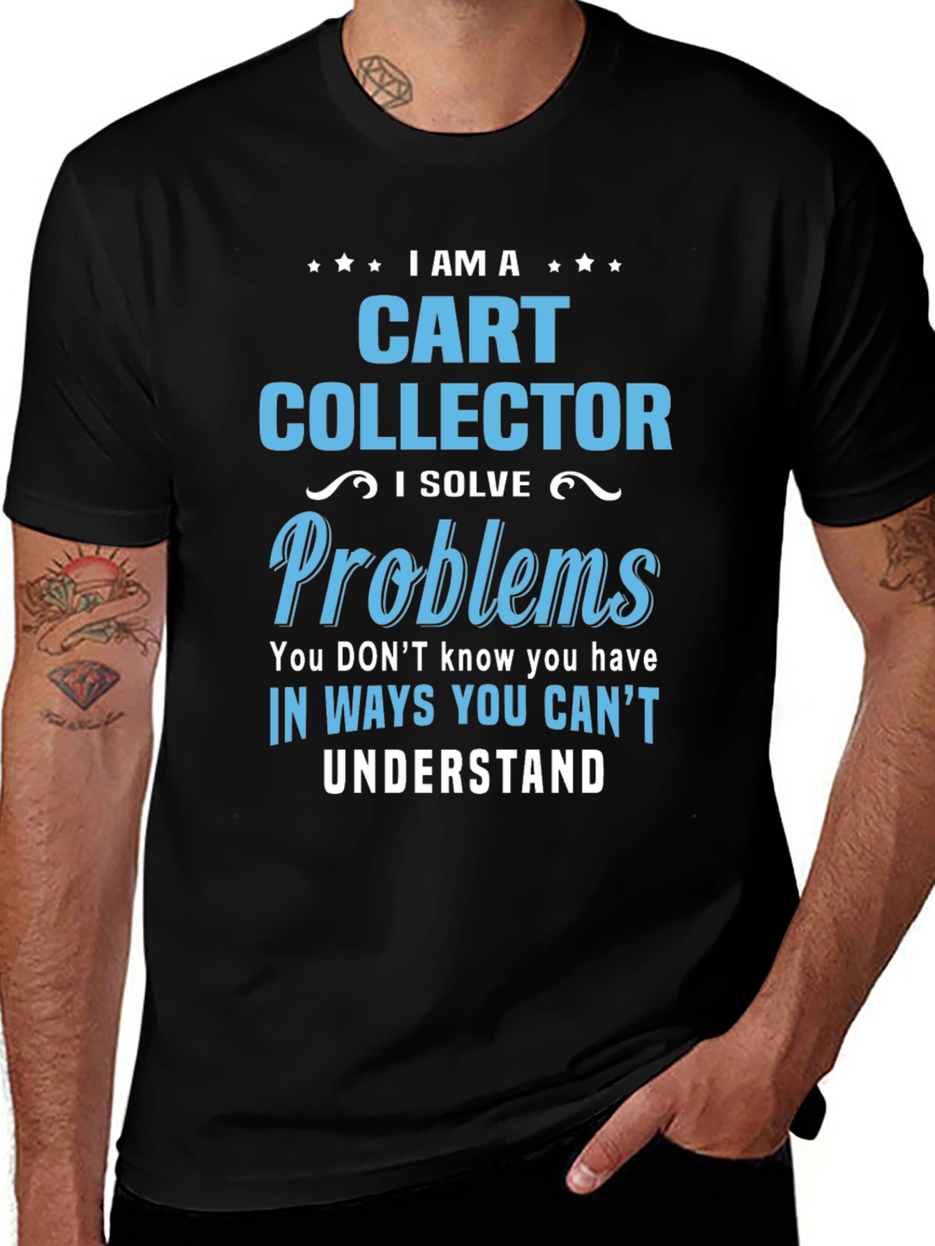 Cart Collector T-Shirt - Problem Solver Apparel