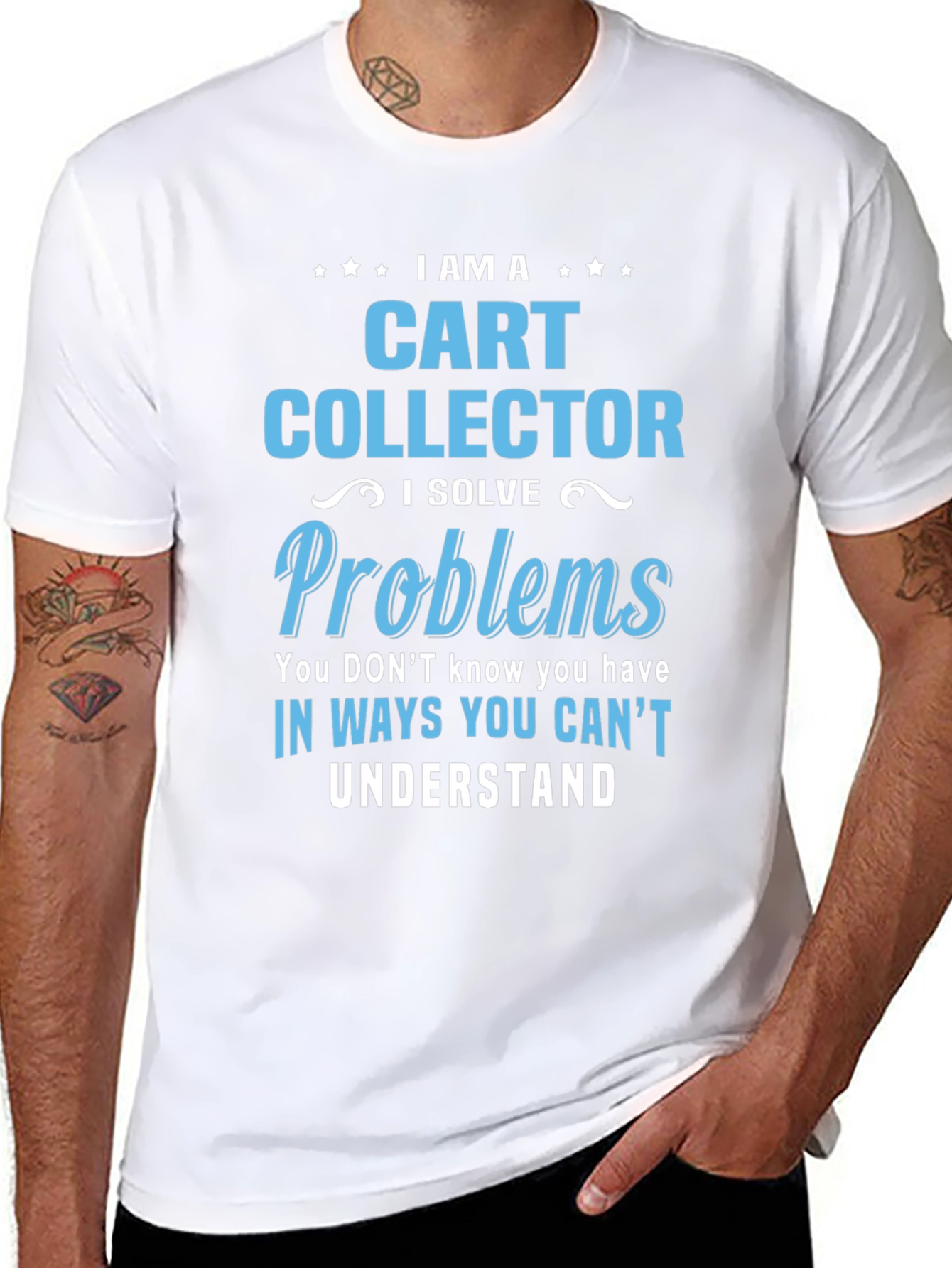 Cart Collector T-Shirt - Problem Solver Apparel