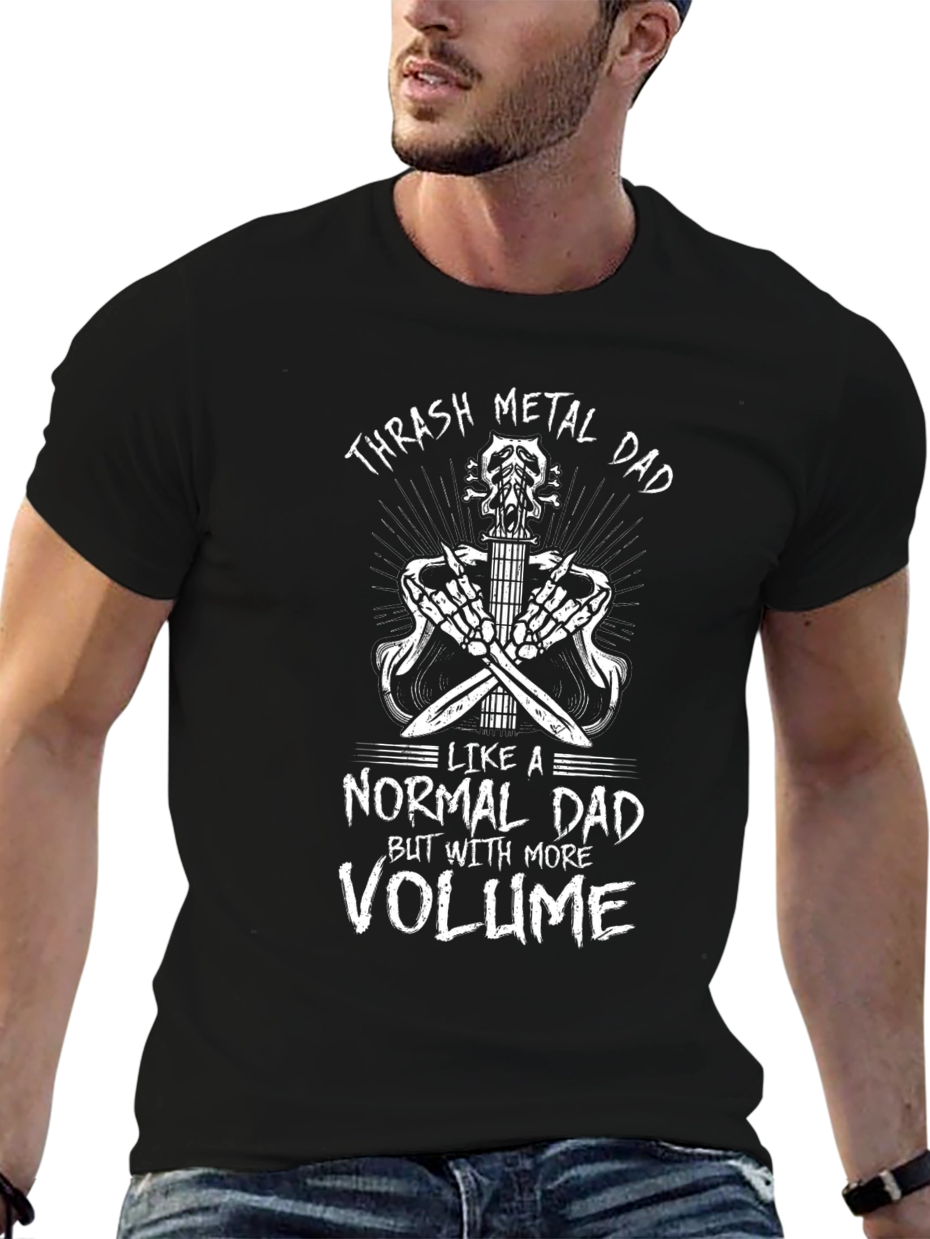Thrash Metal Dad T-Shirt - Volume Graphic Tee