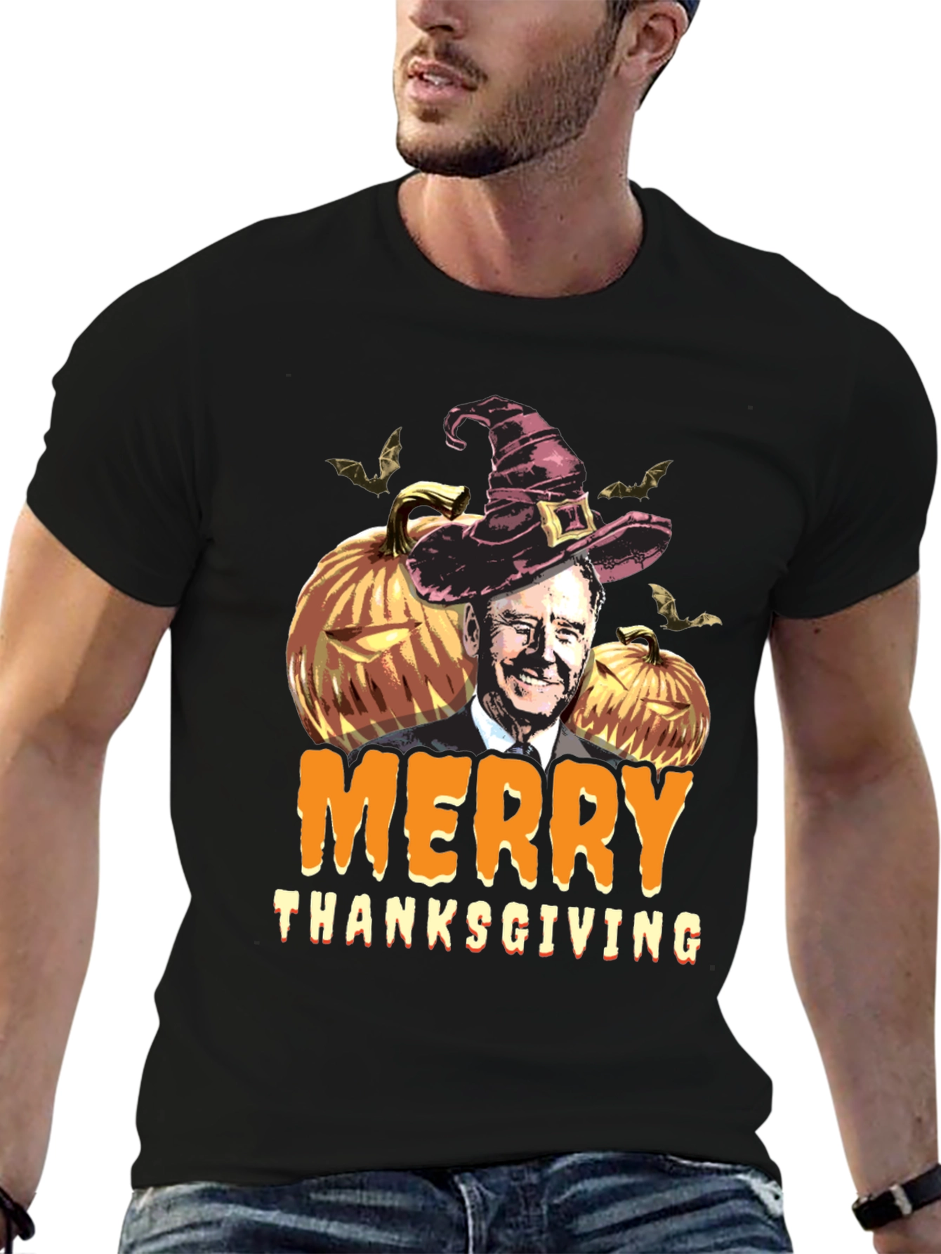 Merry Thanksgiving T-Shirt with Biden
