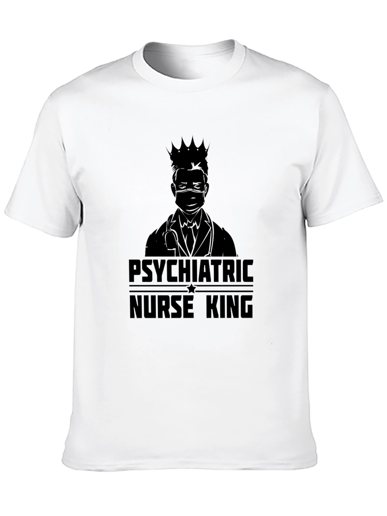 Psychiatric Nurse King T-Shirt