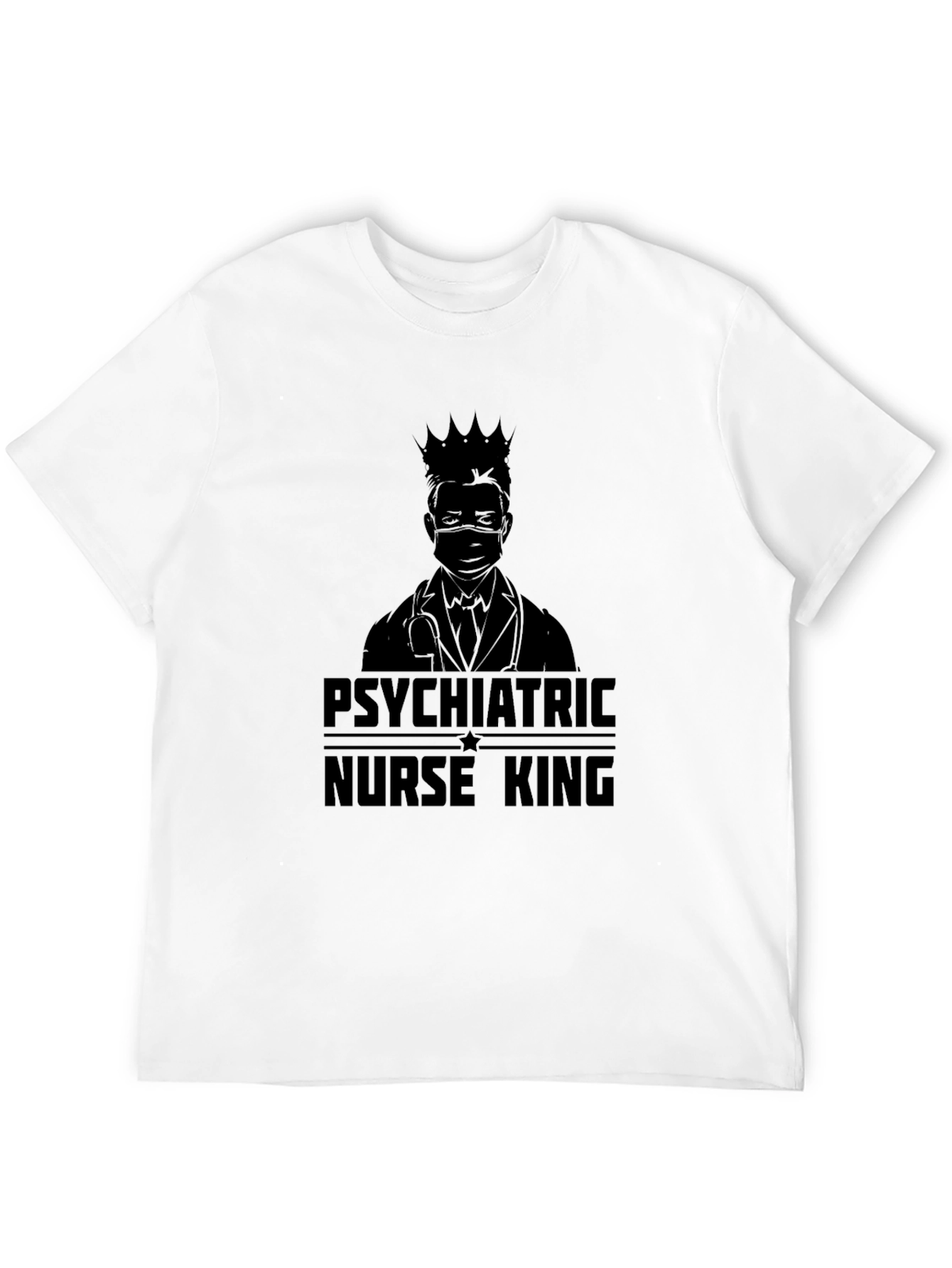 Psychiatric Nurse King T-Shirt