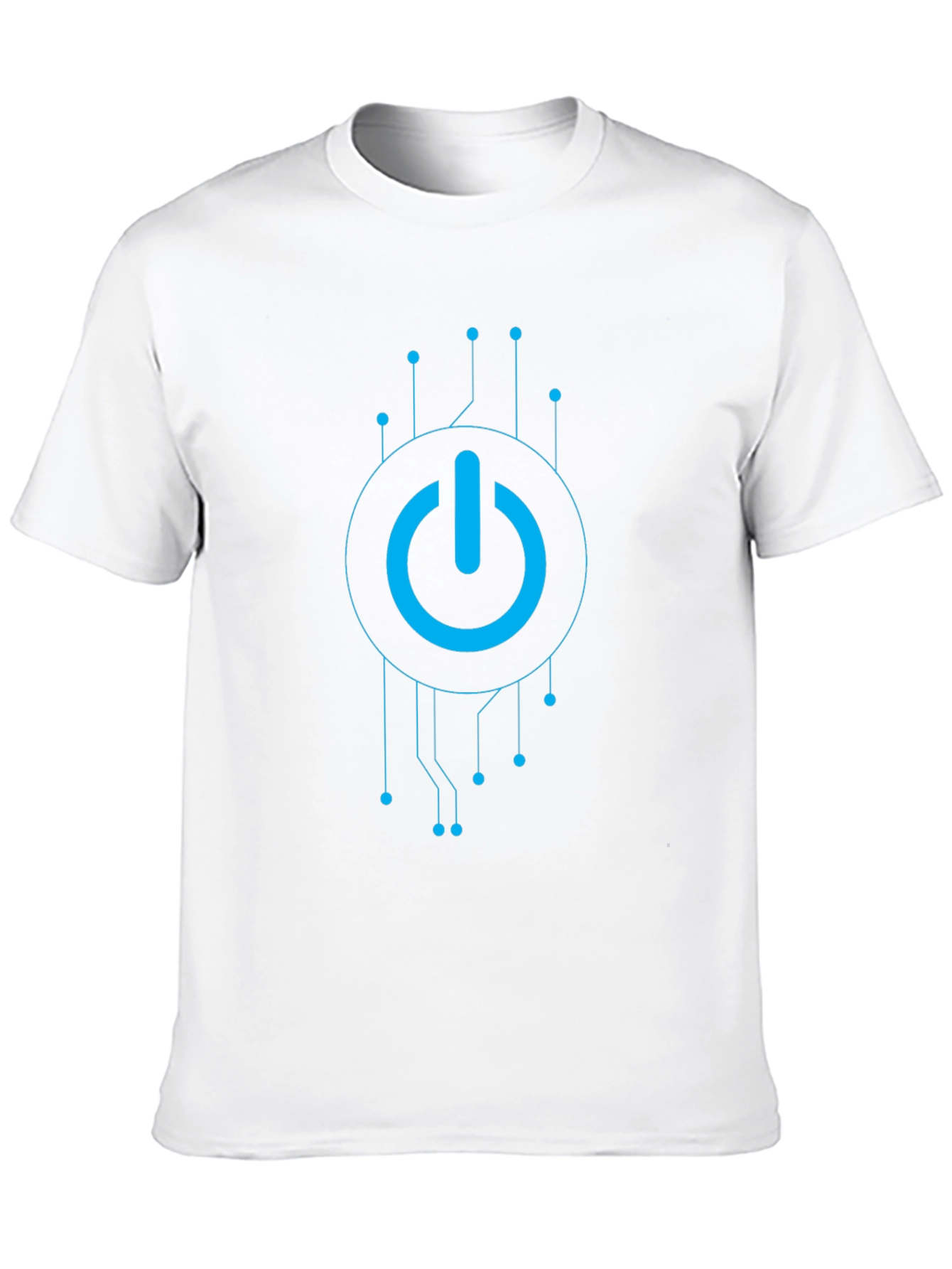 Tech Power On Black T-Shirt