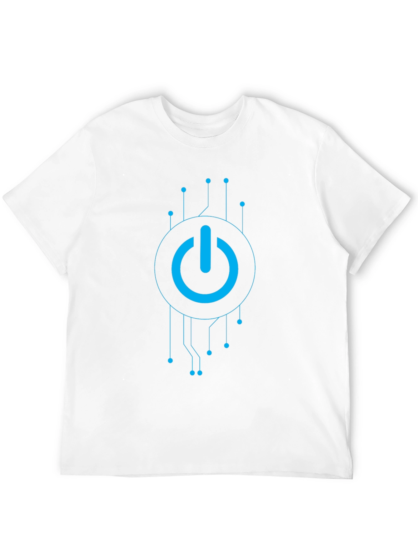 Tech Power On Black T-Shirt