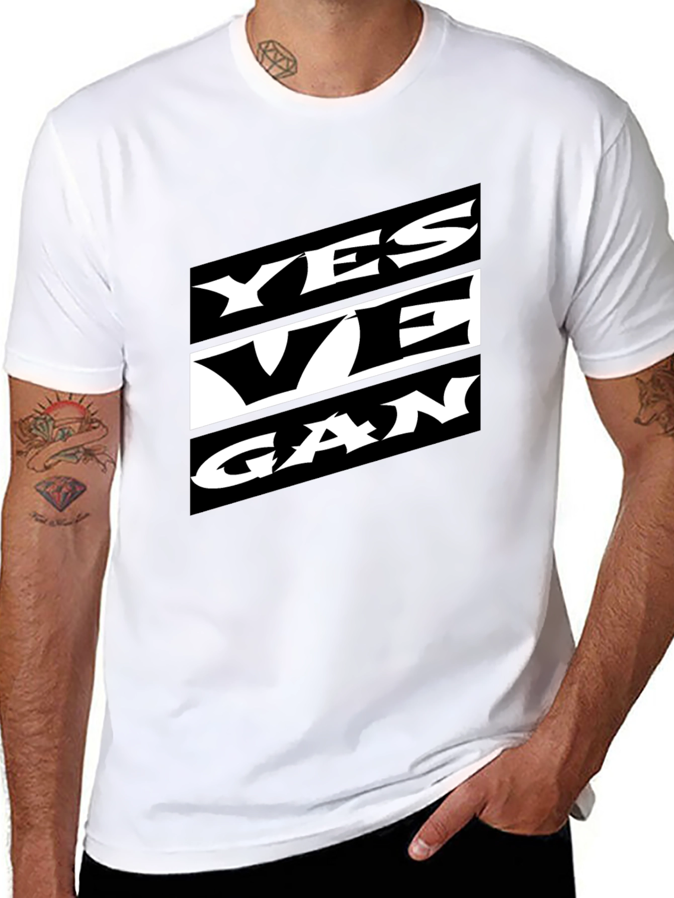 Yes We Can Graphic Tee - Black
