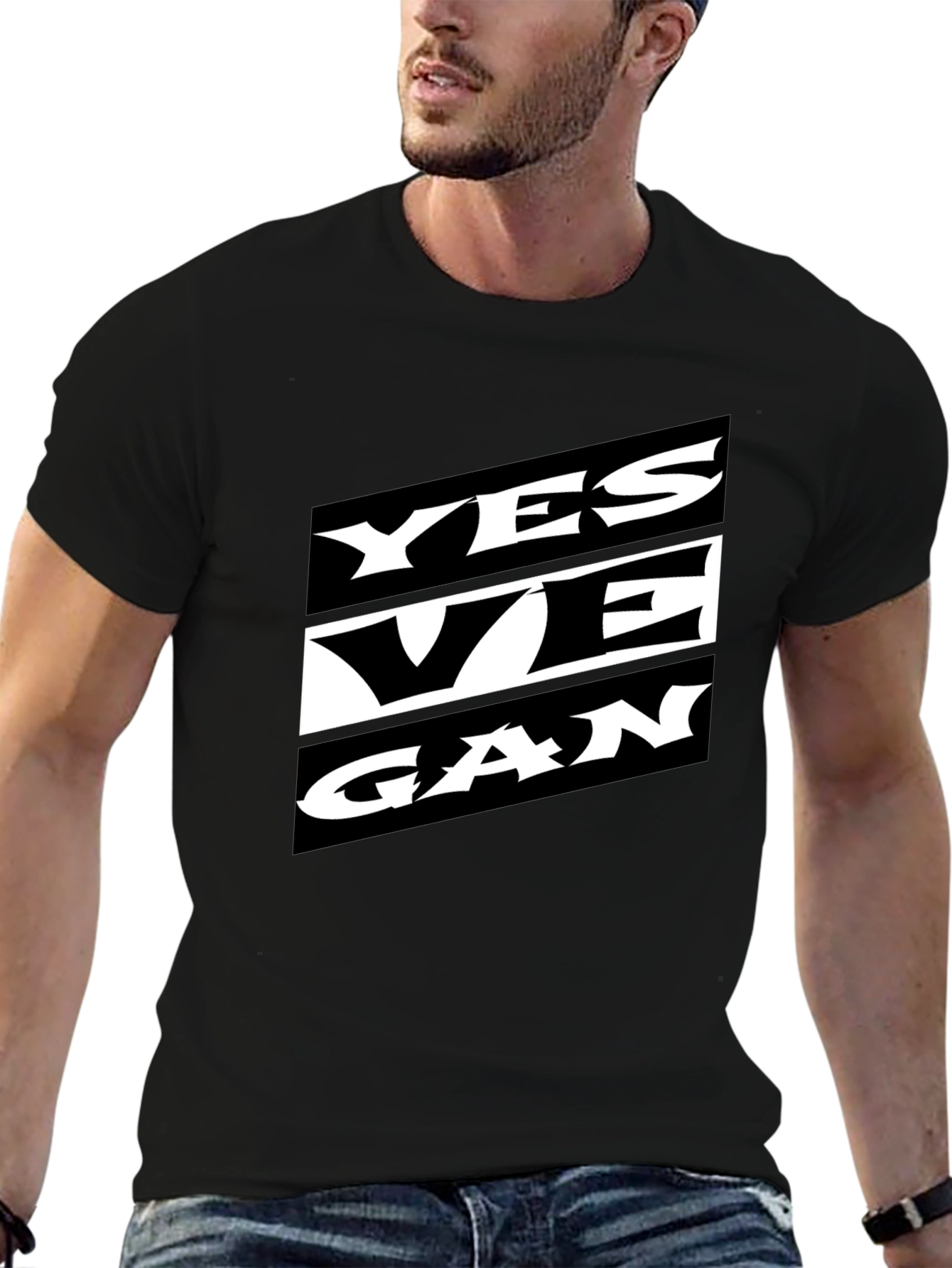 Yes We Can Graphic Tee - Black